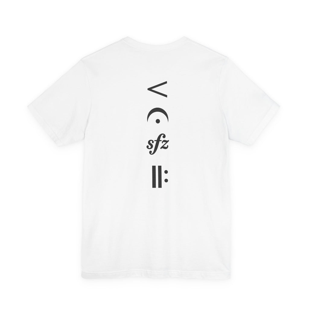 Eat. Sleep. Train. Repeat. Tee — Minimalist Music Symbols T‑Shirt