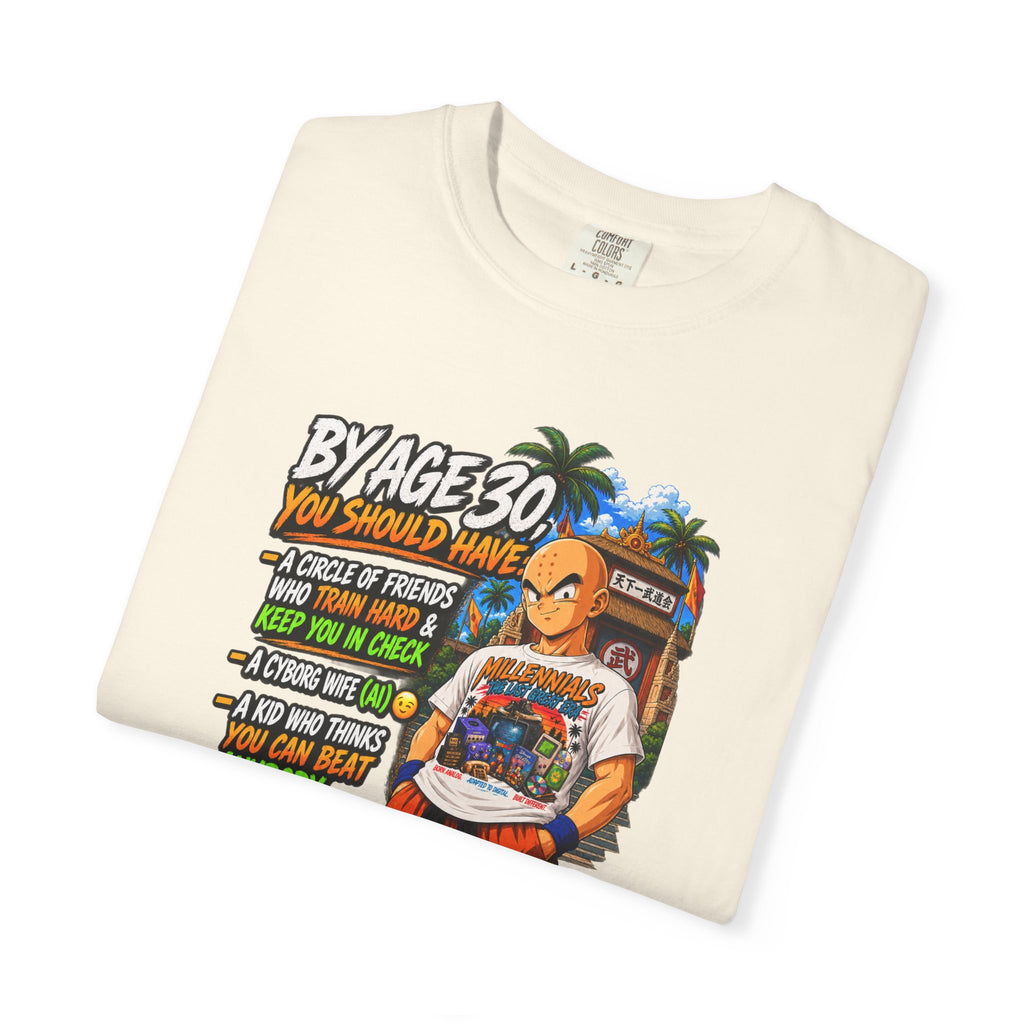 Krillin After 30 Bragging Rights — Anime Millennials Graphic Tee