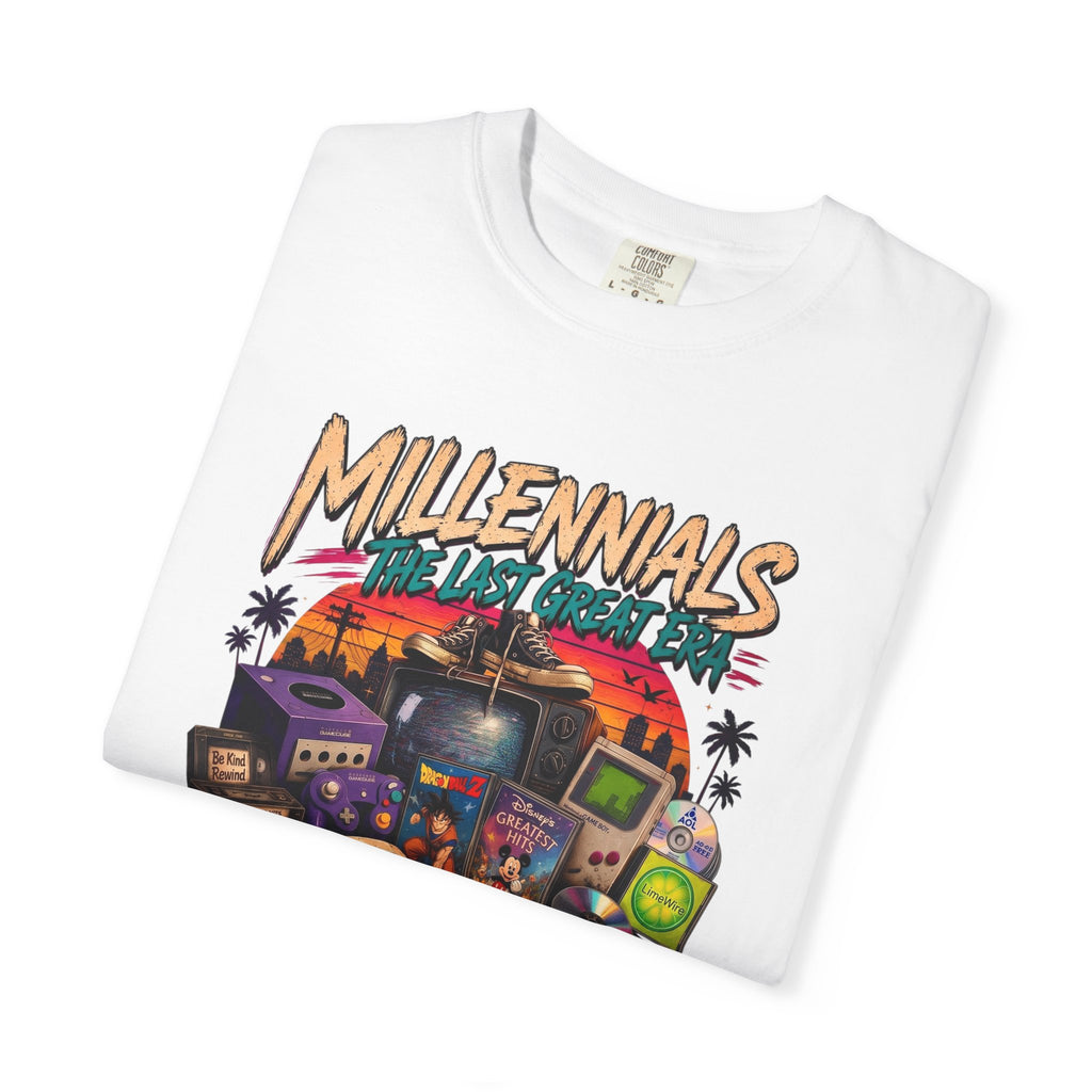 Millennials Retro Throwback T-Shirt — 90s Nostalgia Gaming & Pop Culture Tee