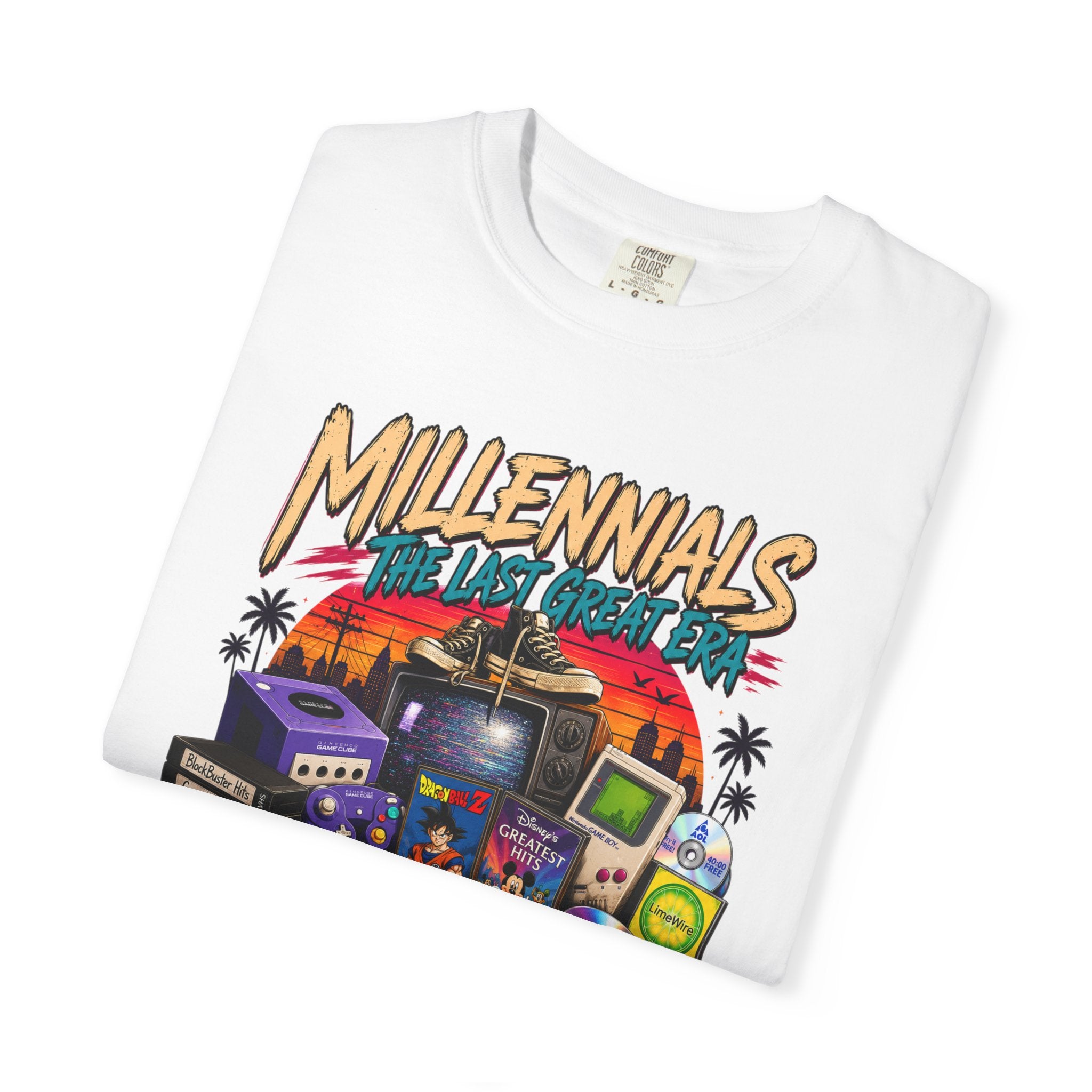 Millennials Retro Throwback T-Shirt — 90s Nostalgia Gaming & Pop Culture Tee
