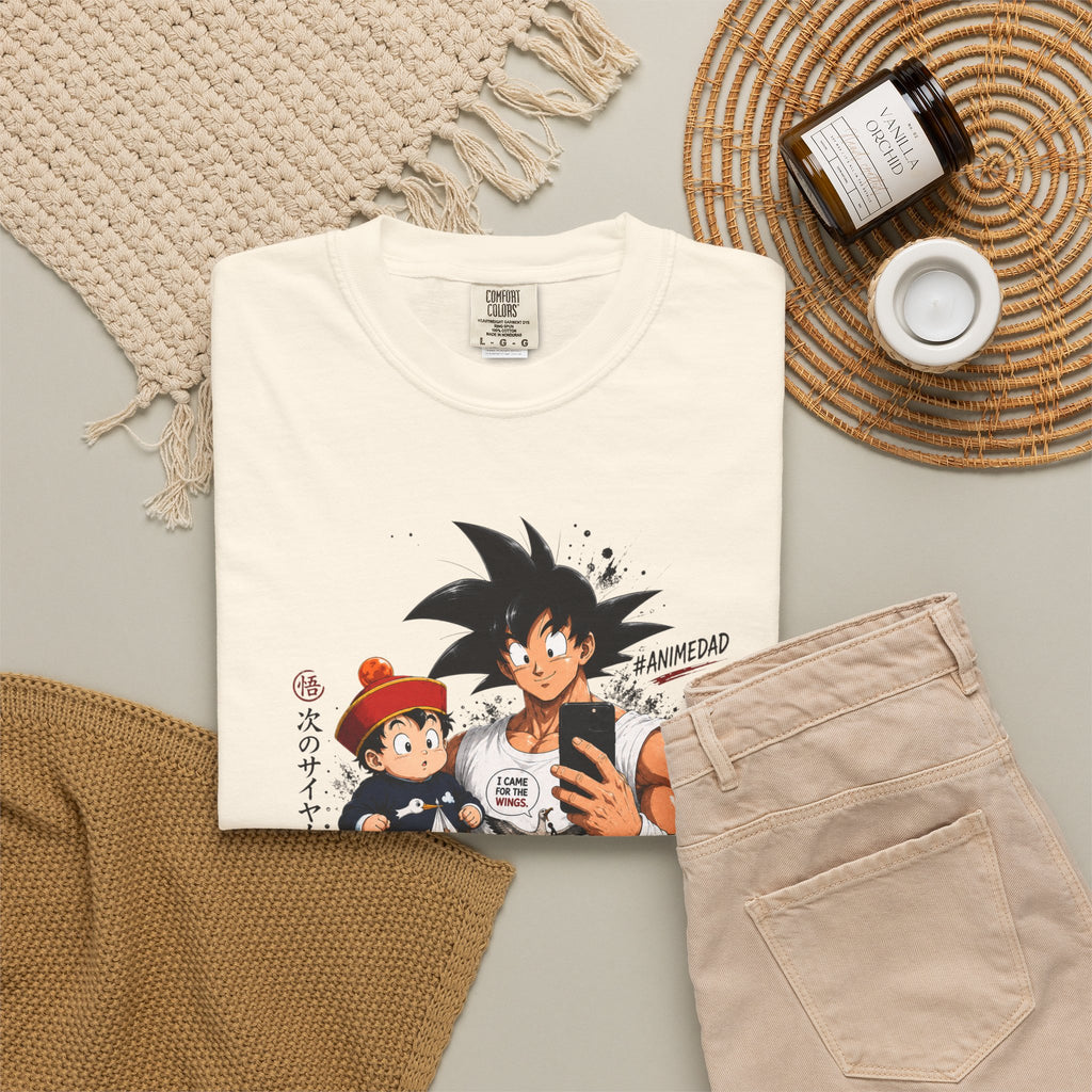 Anime Goku & Son Gohan Selfie T-Shirt