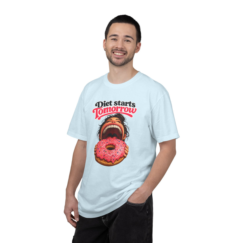 Diet Starts Tomorrow T-Shirt — Funny Donut Graphic Tee