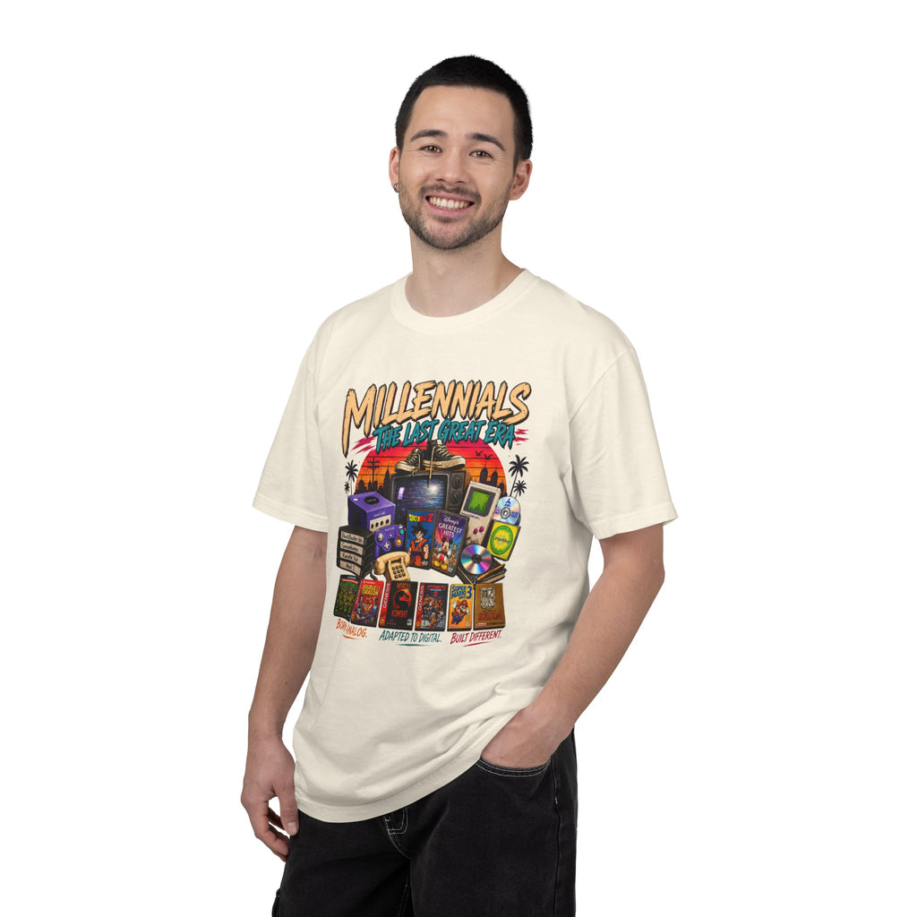 Millennials Retro Throwback T-Shirt — 90s Nostalgia Gaming & Pop Culture Tee