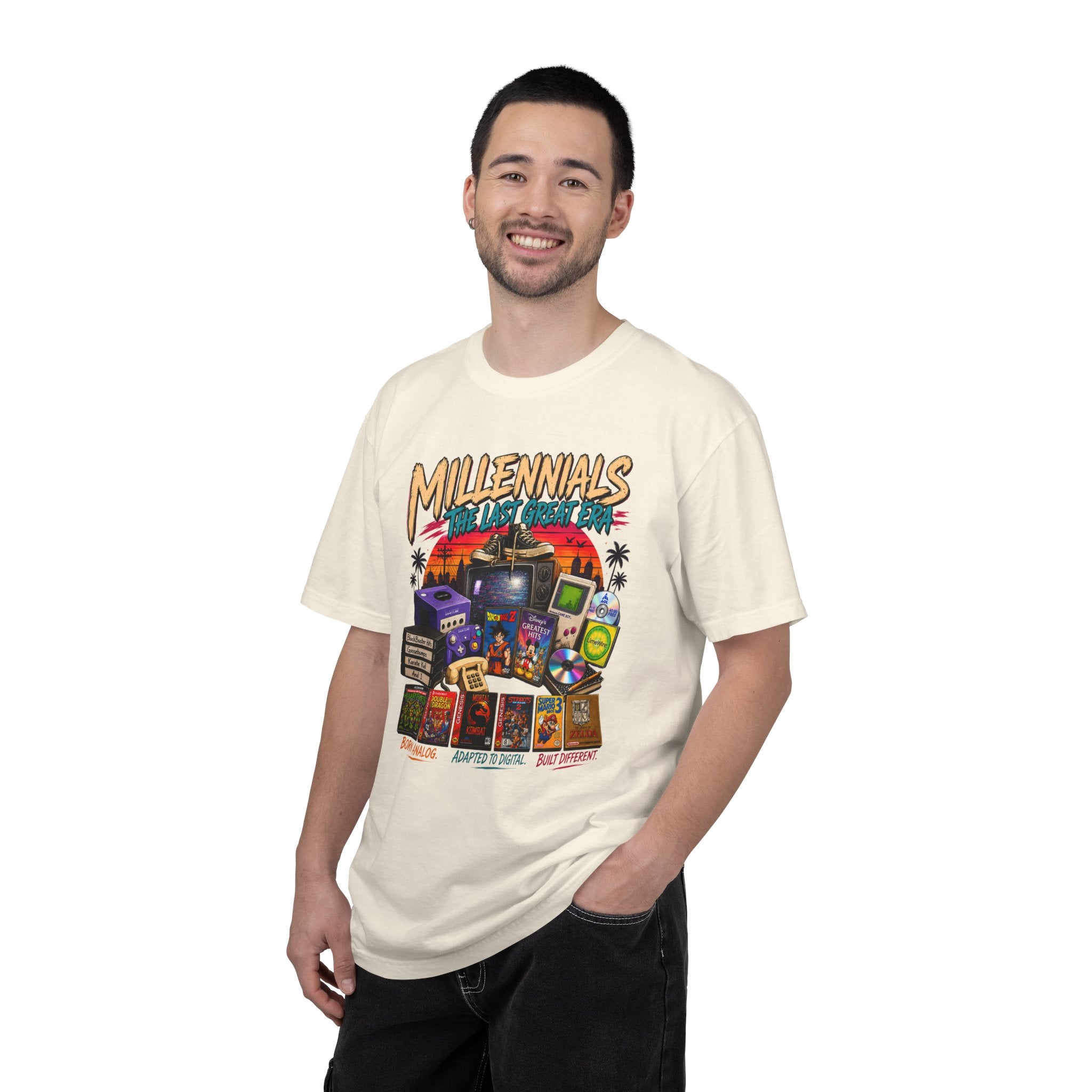 Millennials Retro Throwback T-Shirt — 90s Nostalgia Gaming & Pop Culture Tee