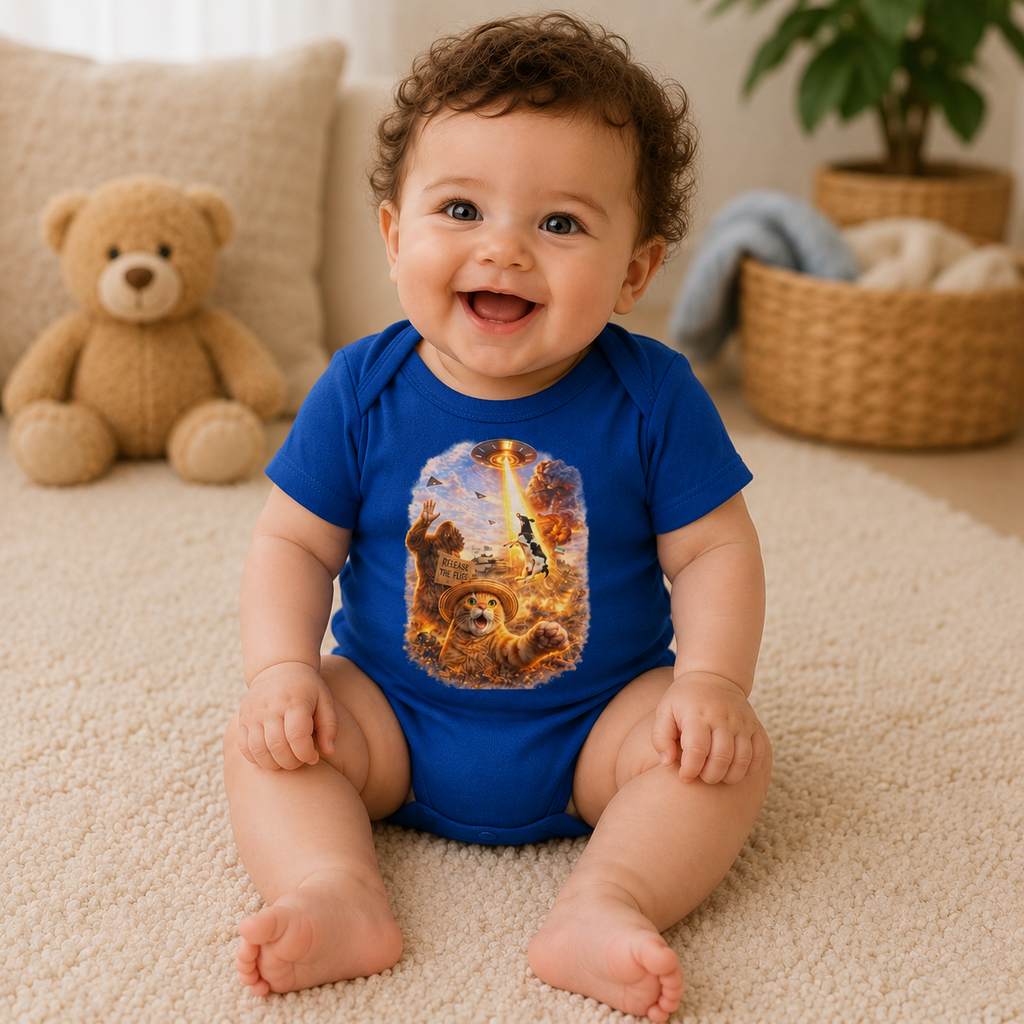 Baby Ware — Cute UFO Abduction Animal Graphic