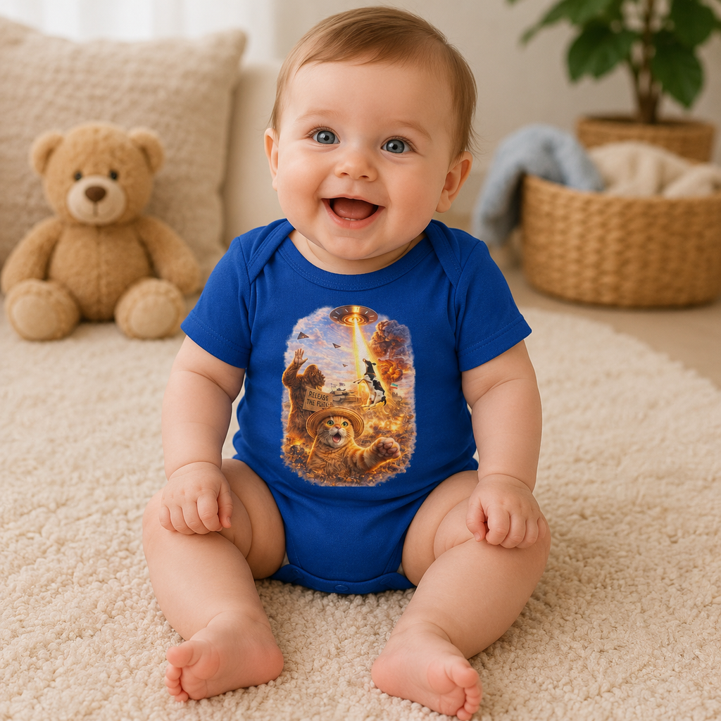 Baby Ware — Cute UFO Abduction Animal Graphic