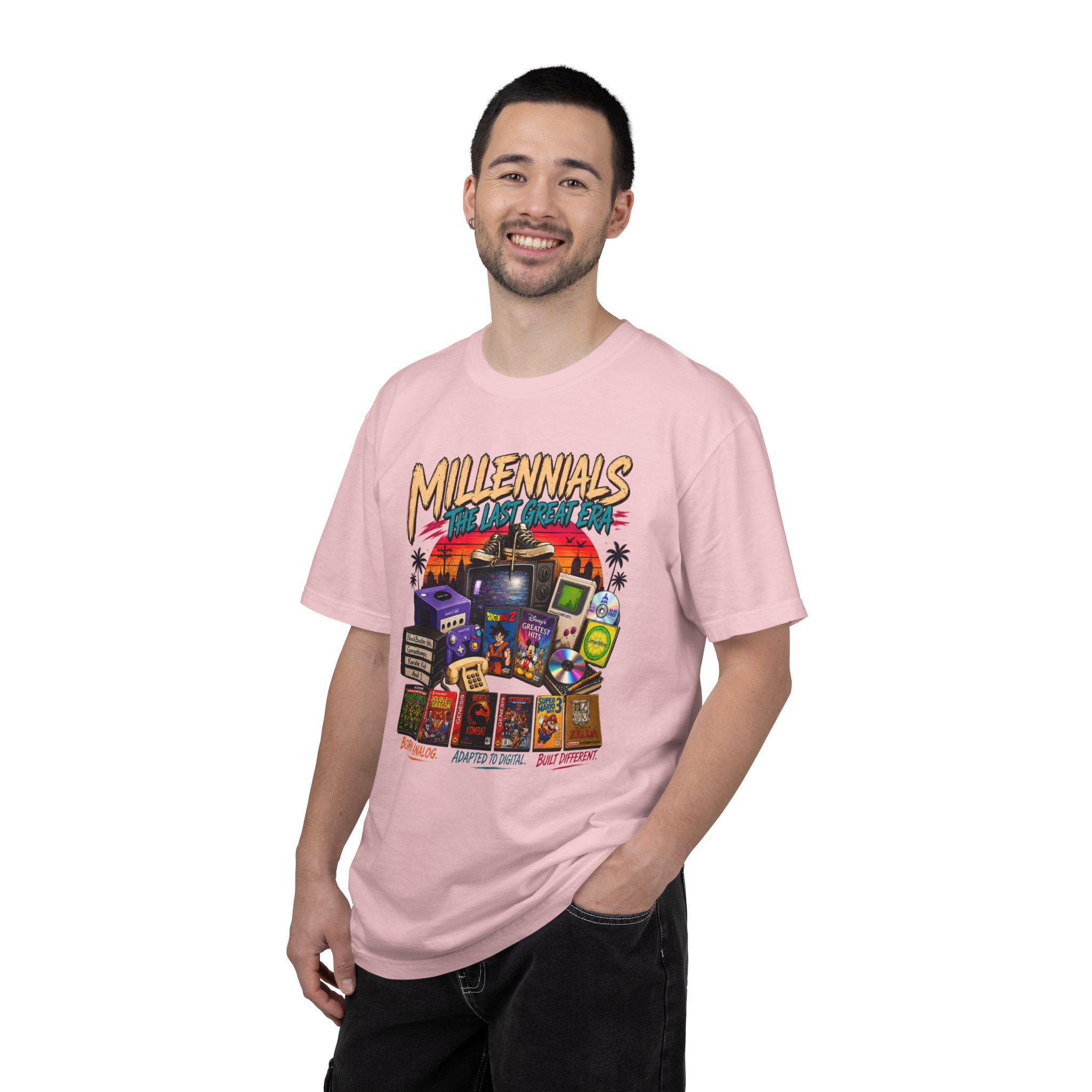 Millennials Retro Throwback T-Shirt — 90s Nostalgia Gaming & Pop Culture Tee