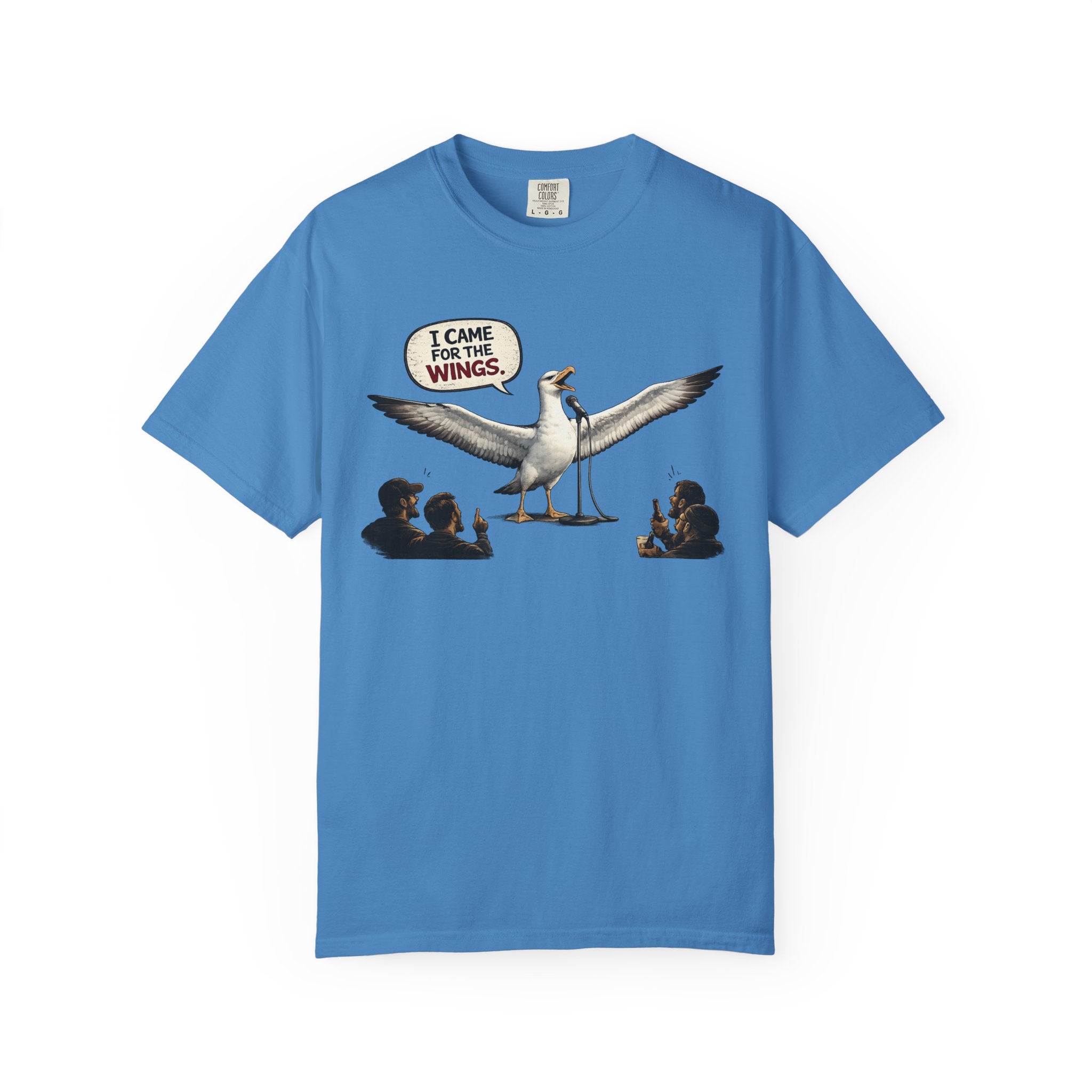 Albatross stand up Tee — "I Came For The Wings" Graphic T-Shirt