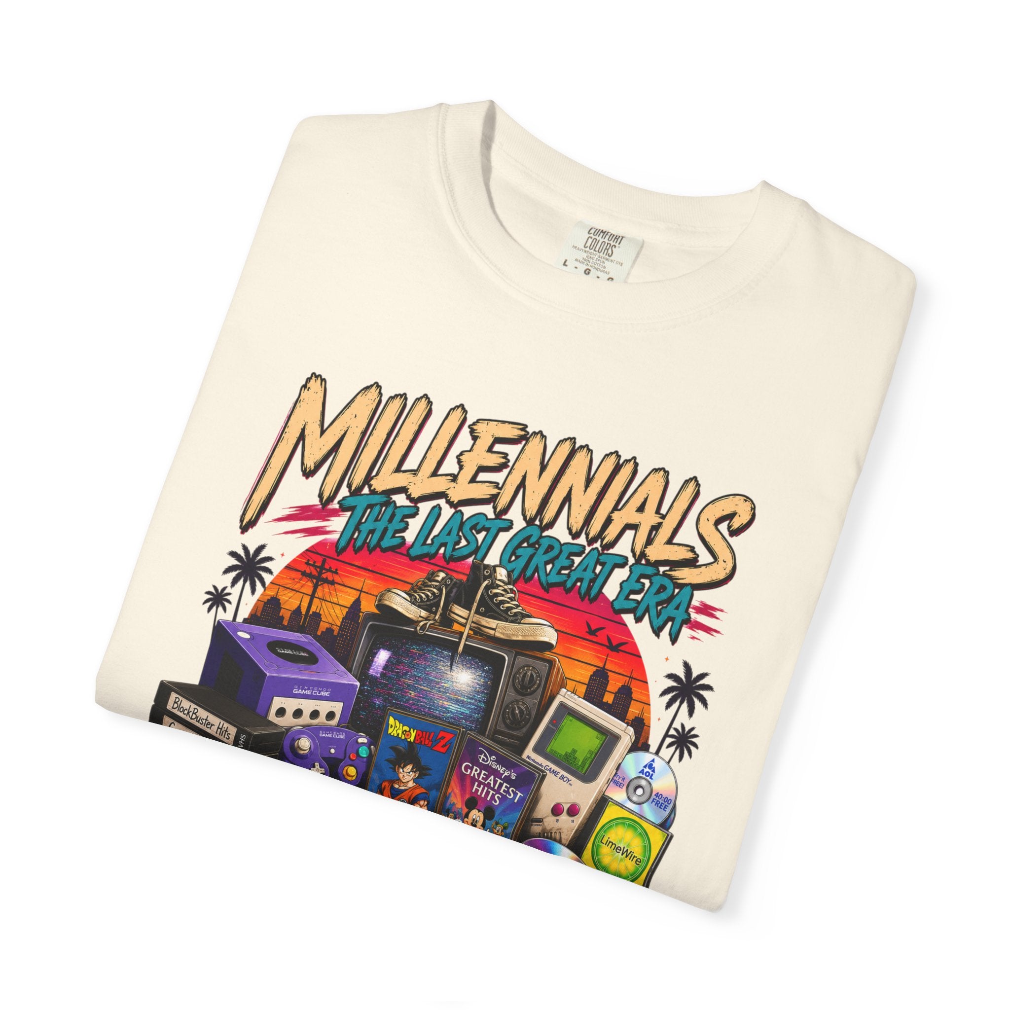 Millennials Retro Throwback T-Shirt — 90s Nostalgia Gaming & Pop Culture Tee