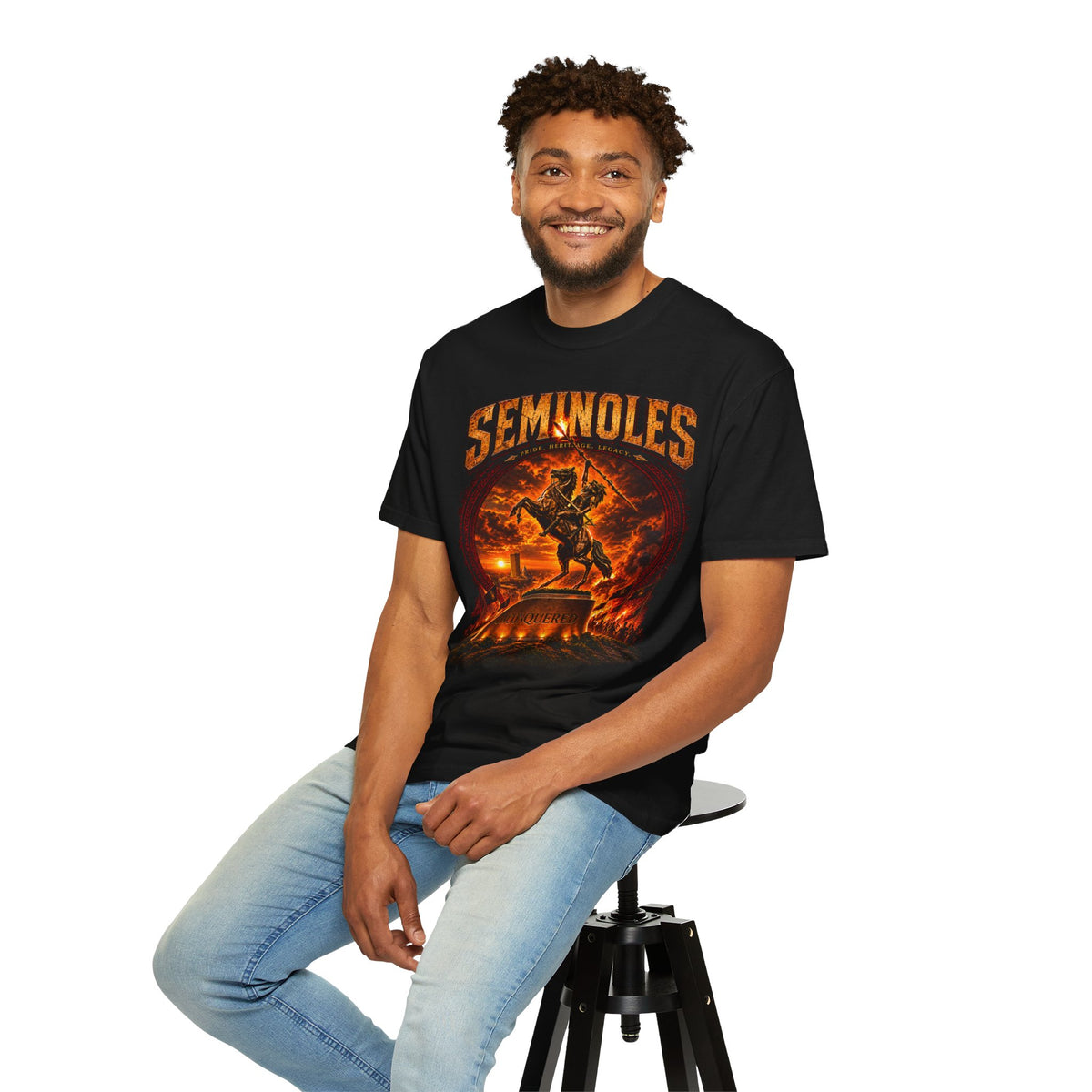 Seminoles UnConquered T-Shirt — Vintage Warrior College Football Tee