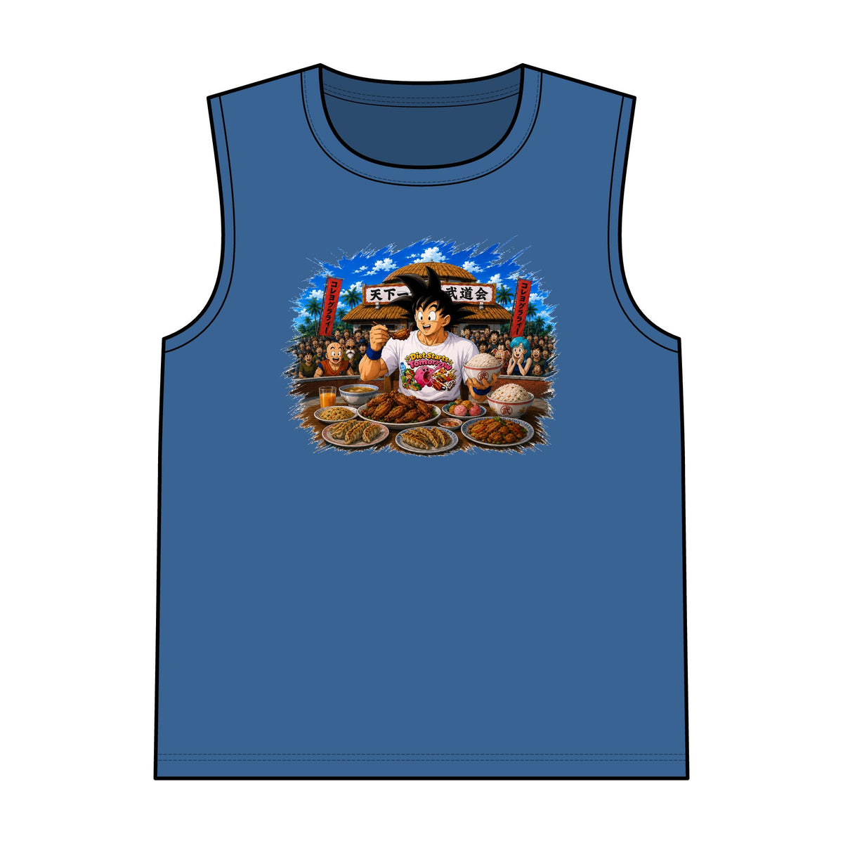 Anime Food Festival Tank Top - Diet Starts Tomorrow — Goku Anime Life Tank Top