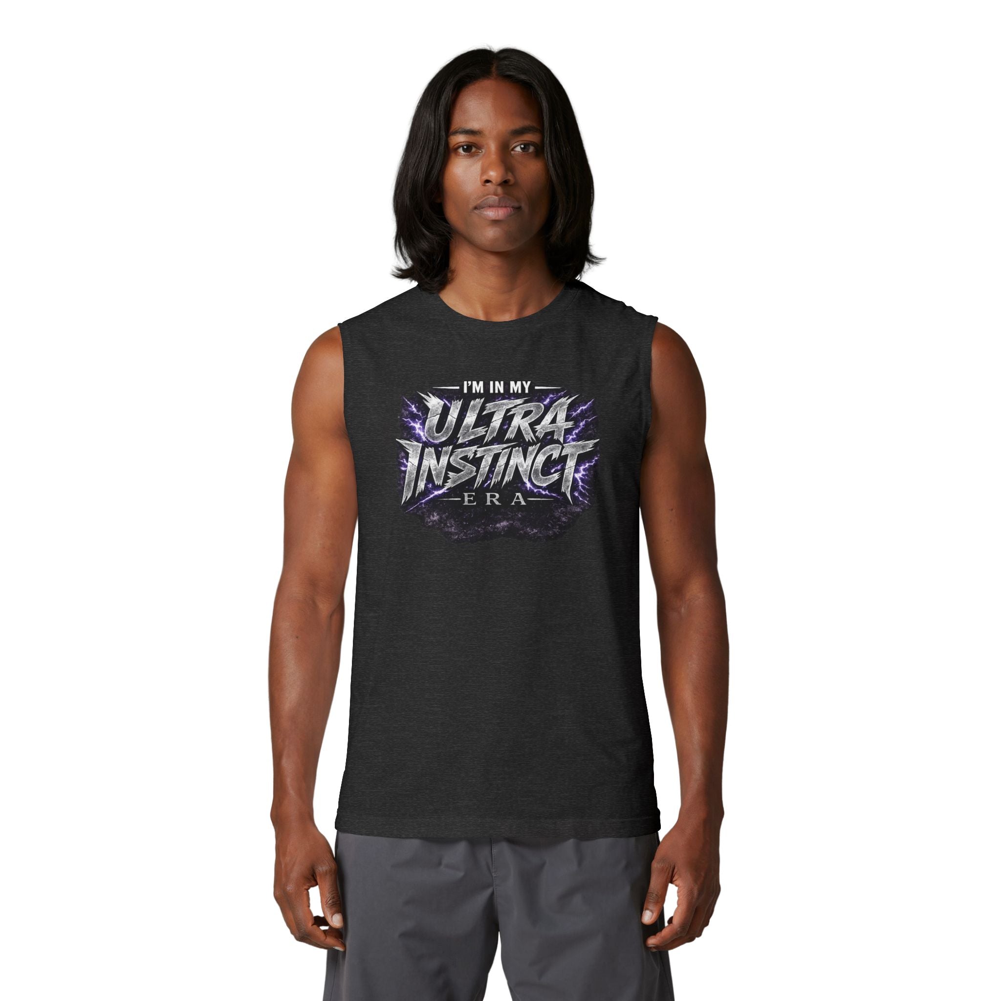 “I’m in My Ultra Instinct Era” Muscle Tank — Anime-Inspired Gym & Casual Tank Top