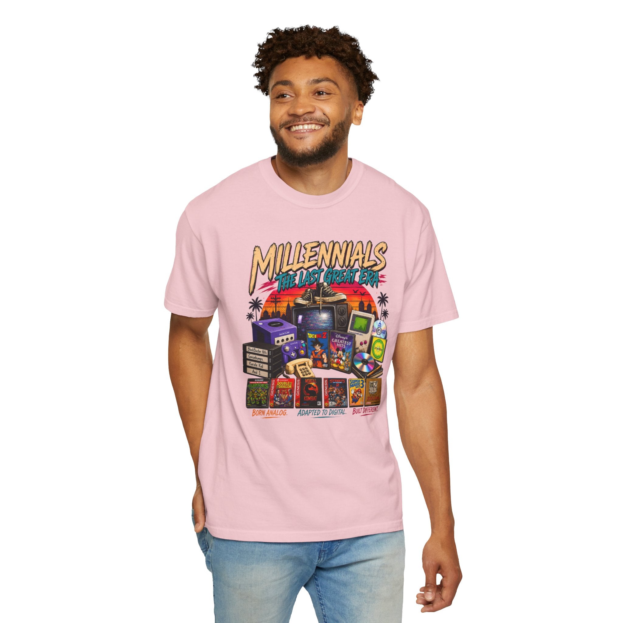 Millennials Retro Throwback T-Shirt — 90s Nostalgia Gaming & Pop Culture Tee