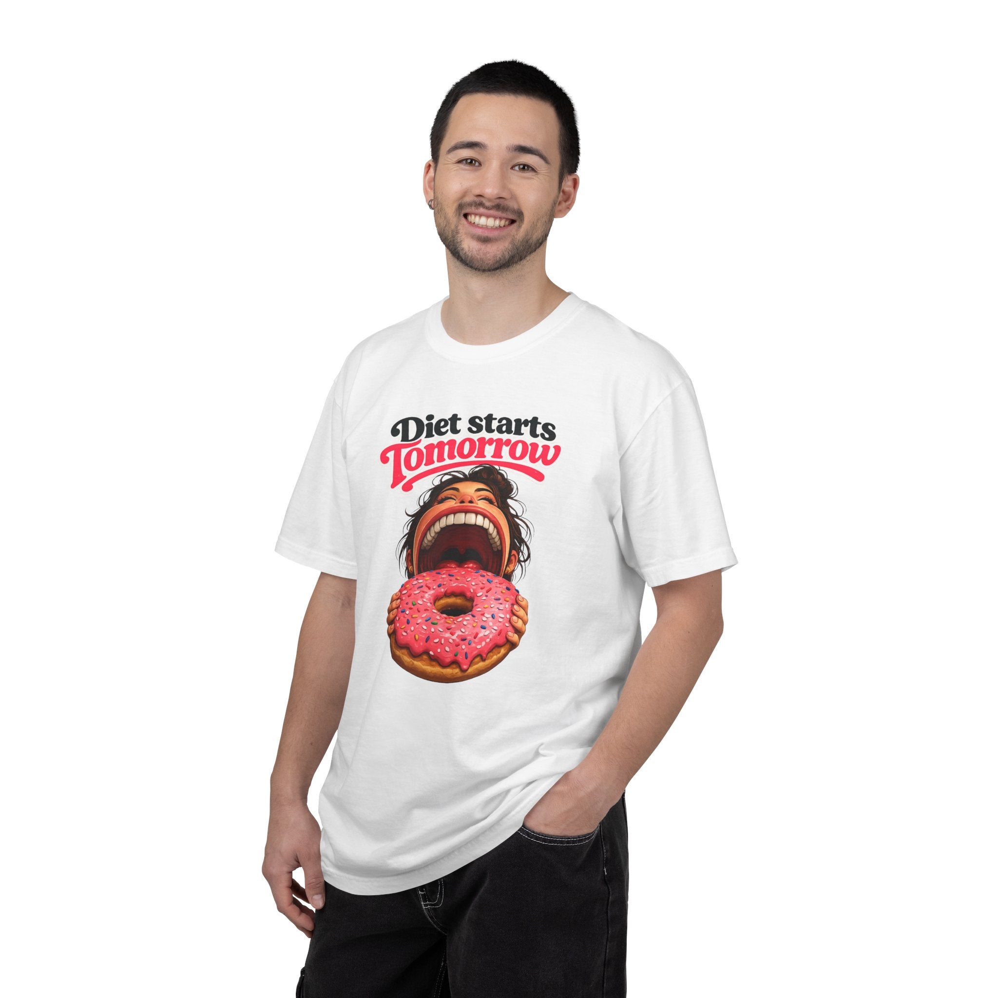 Diet Starts Tomorrow T-Shirt — Funny Donut Graphic Tee