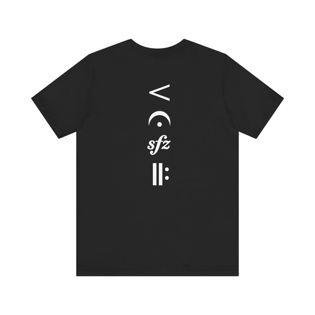 Eat. Sleep. Train. Repeat. Tee — Minimalist Music Symbols T‑Shirt