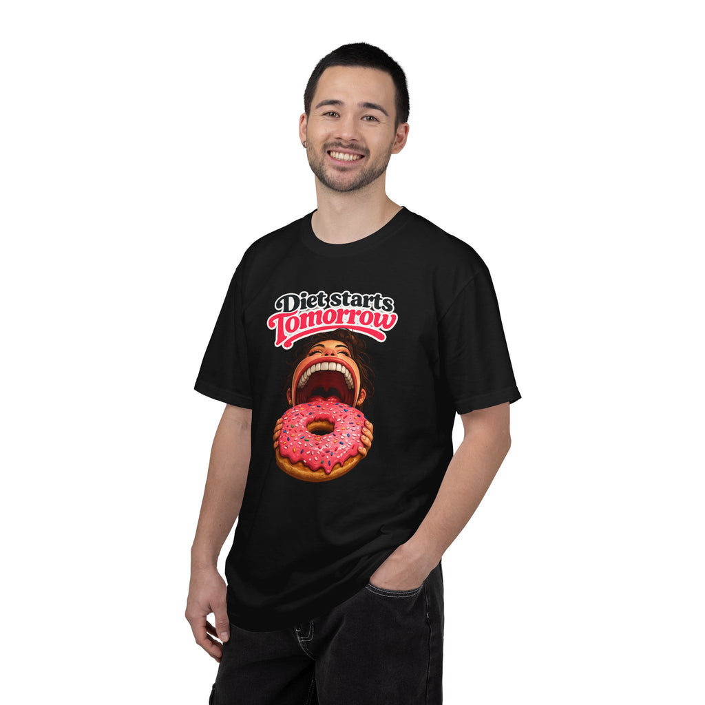 Diet Starts Tomorrow T-Shirt — Funny Donut Graphic Tee
