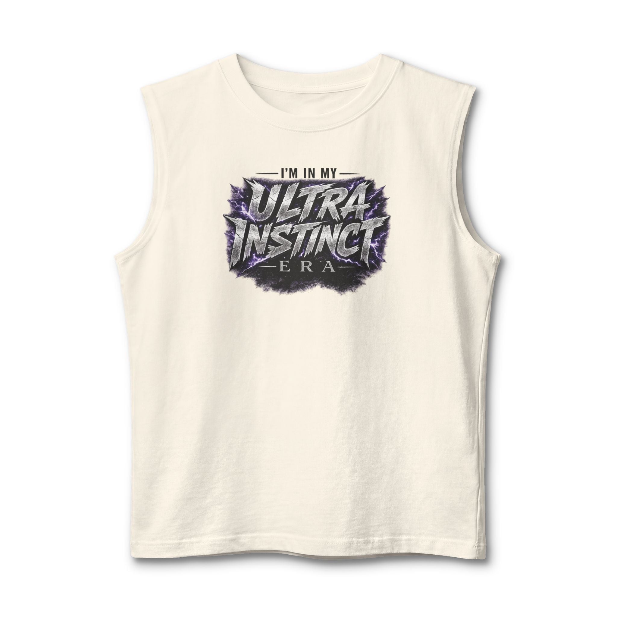 “I’m in My Ultra Instinct Era” Muscle Tank — Anime-Inspired Gym & Casual Tank Top