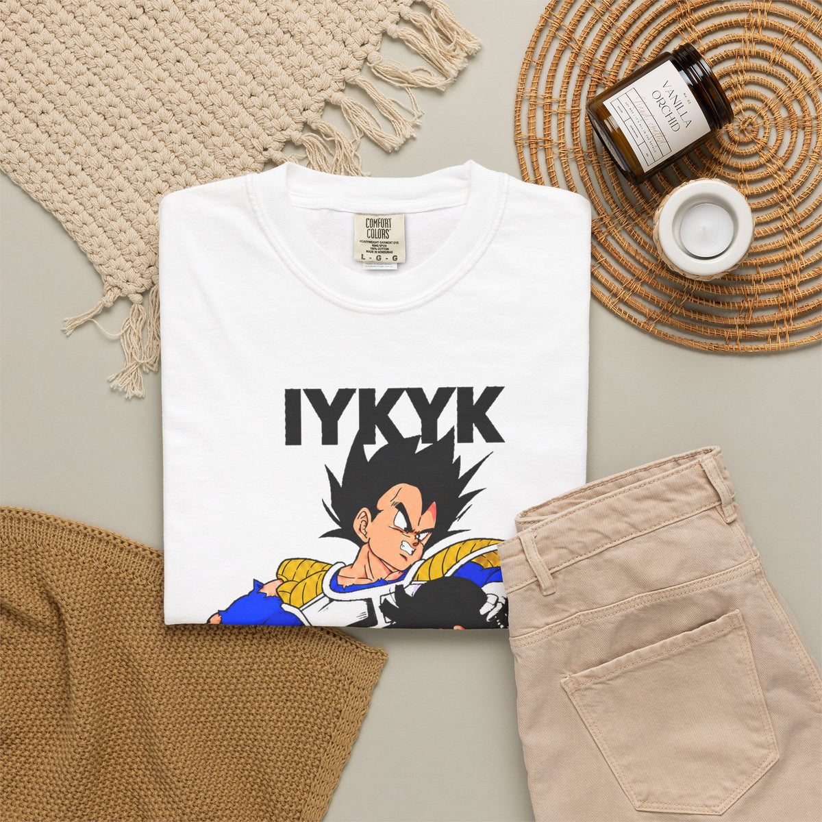 Vegeta Mentality T-Shirt — "IYKYK" Action Anime Scene