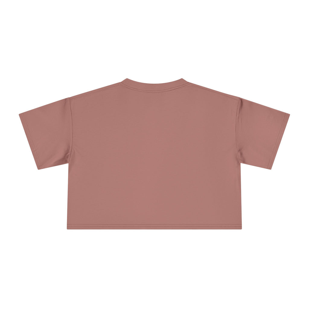 Crop Tee — "My Organizational Skills Are Having a Crisis" Cute Pastel Graphic