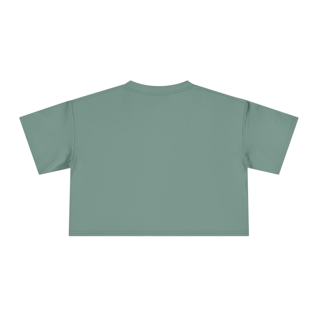 Crop Tee — "My Organizational Skills Are Having a Crisis" Cute Pastel Graphic