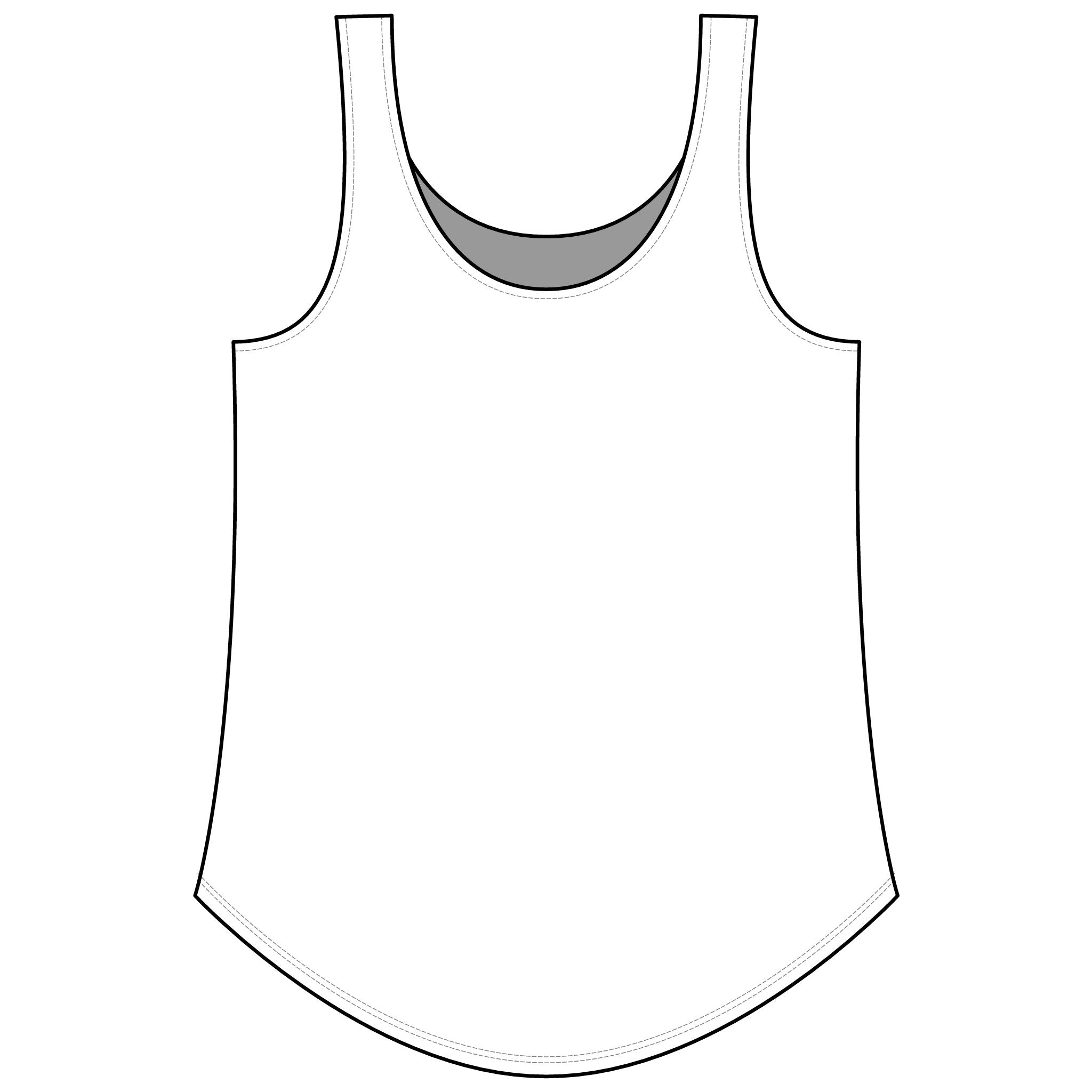 Rainbow Festival Tank Top — Cute Retro Rainbow Graphic for Women ("RAINBOW")