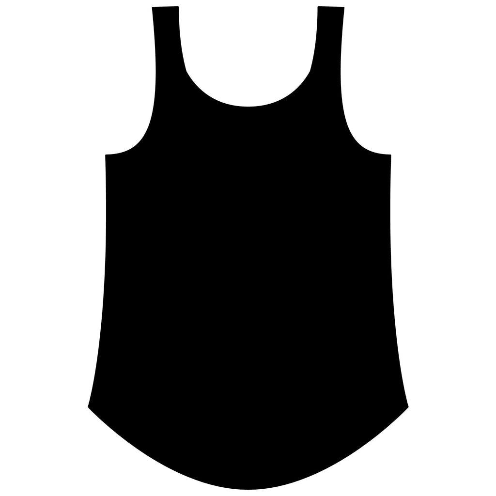 Rainbow Festival Tank Top — Cute Retro Rainbow Graphic for Women ("RAINBOW")