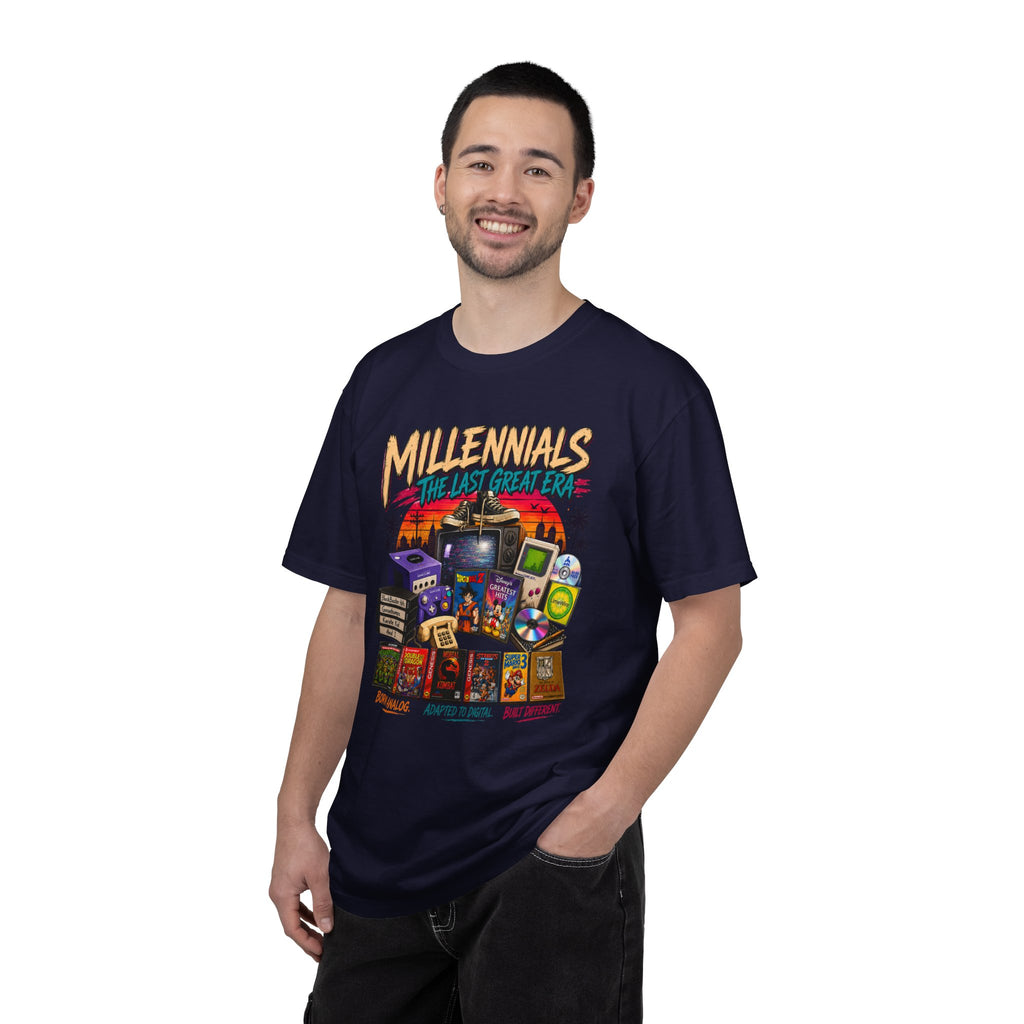 Millennials Retro Throwback T-Shirt — 90s Nostalgia Gaming & Pop Culture Tee