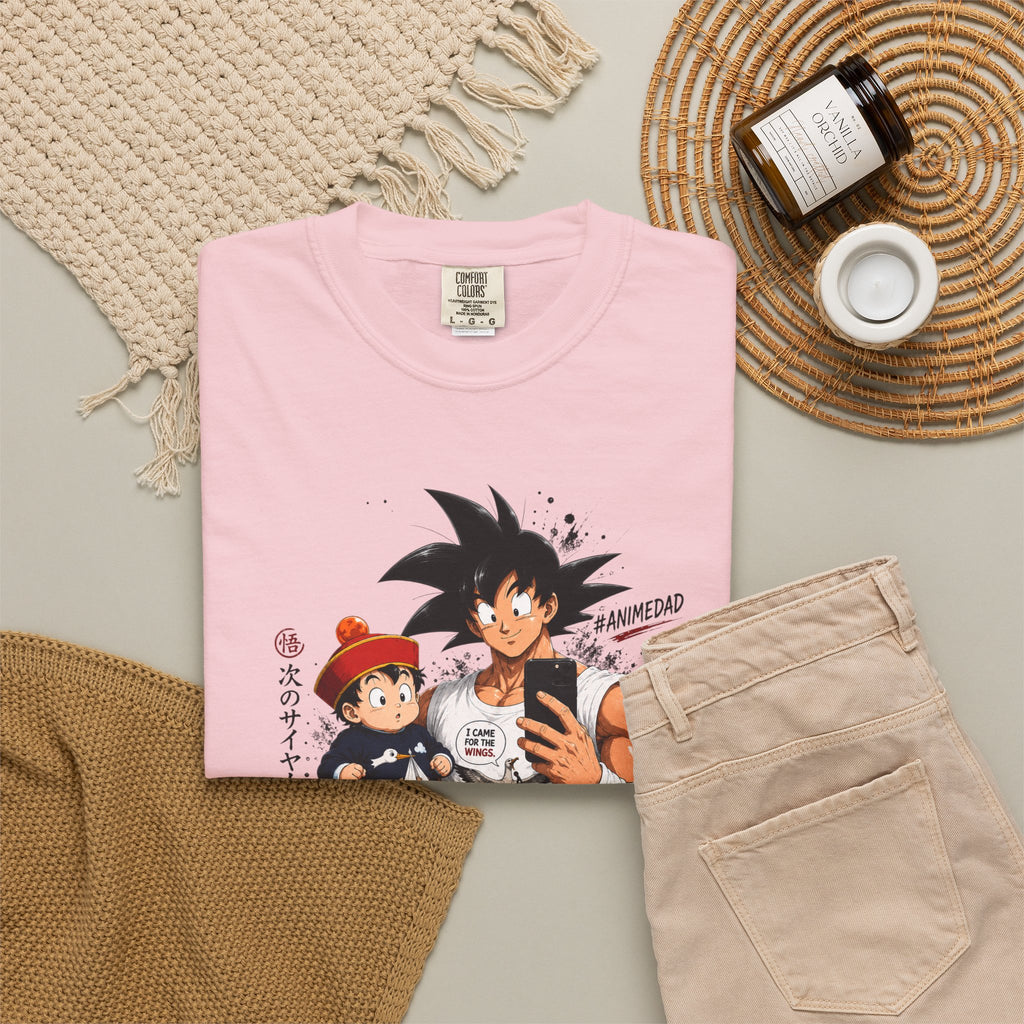 Anime Goku & Son Gohan Selfie T-Shirt