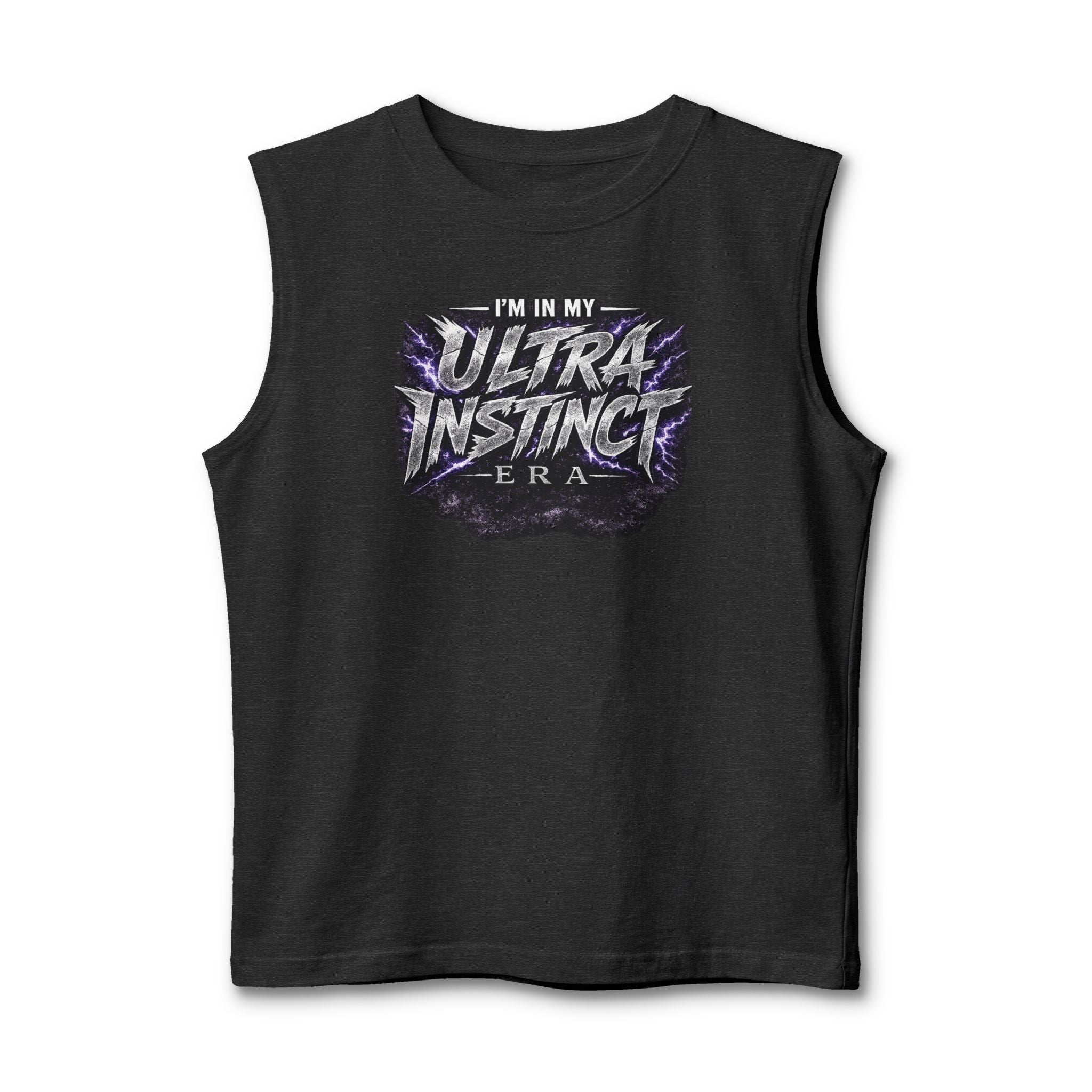 “I’m in My Ultra Instinct Era” Muscle Tank — Anime-Inspired Gym & Casual Tank Top