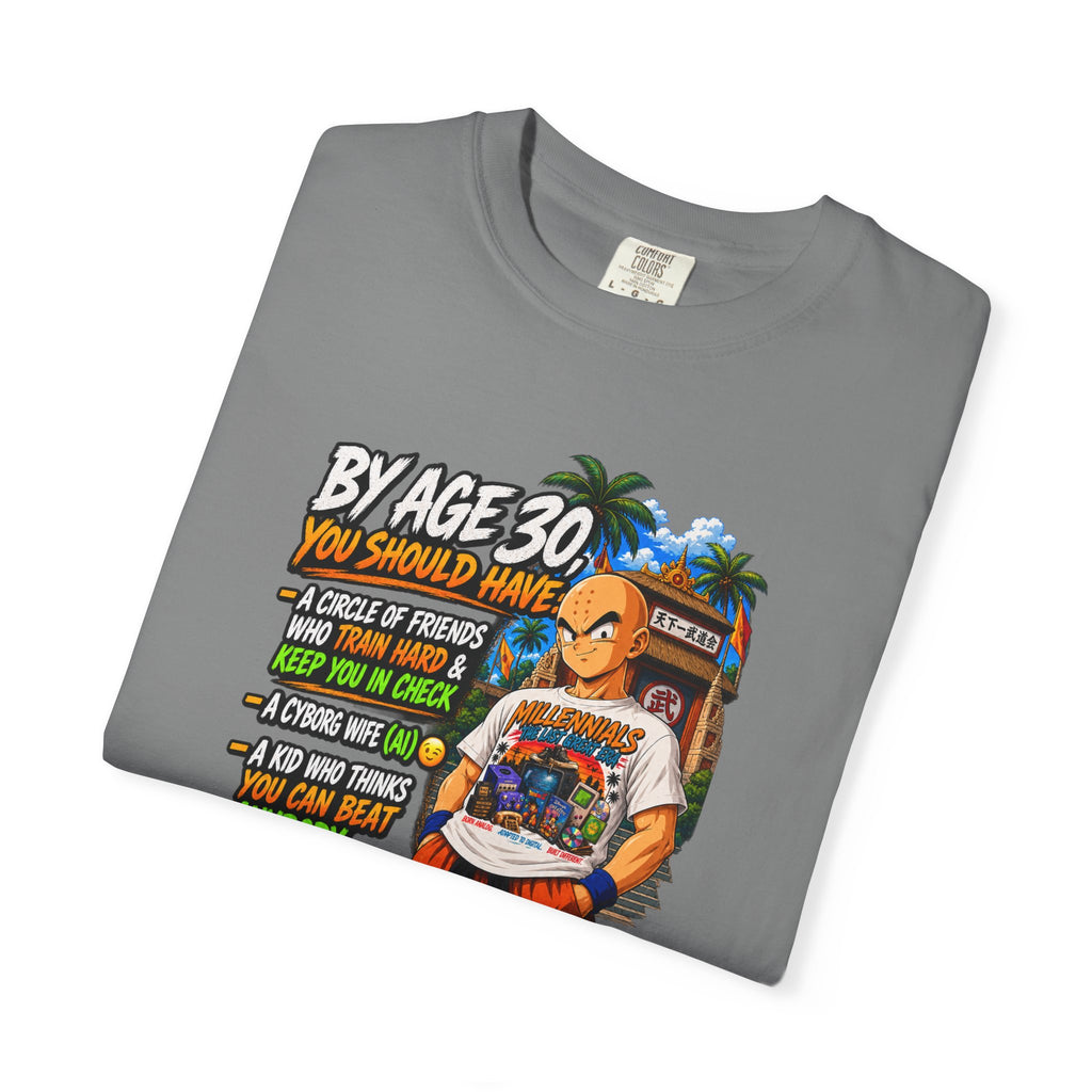Krillin After 30 Bragging Rights — Anime Millennials Graphic Tee