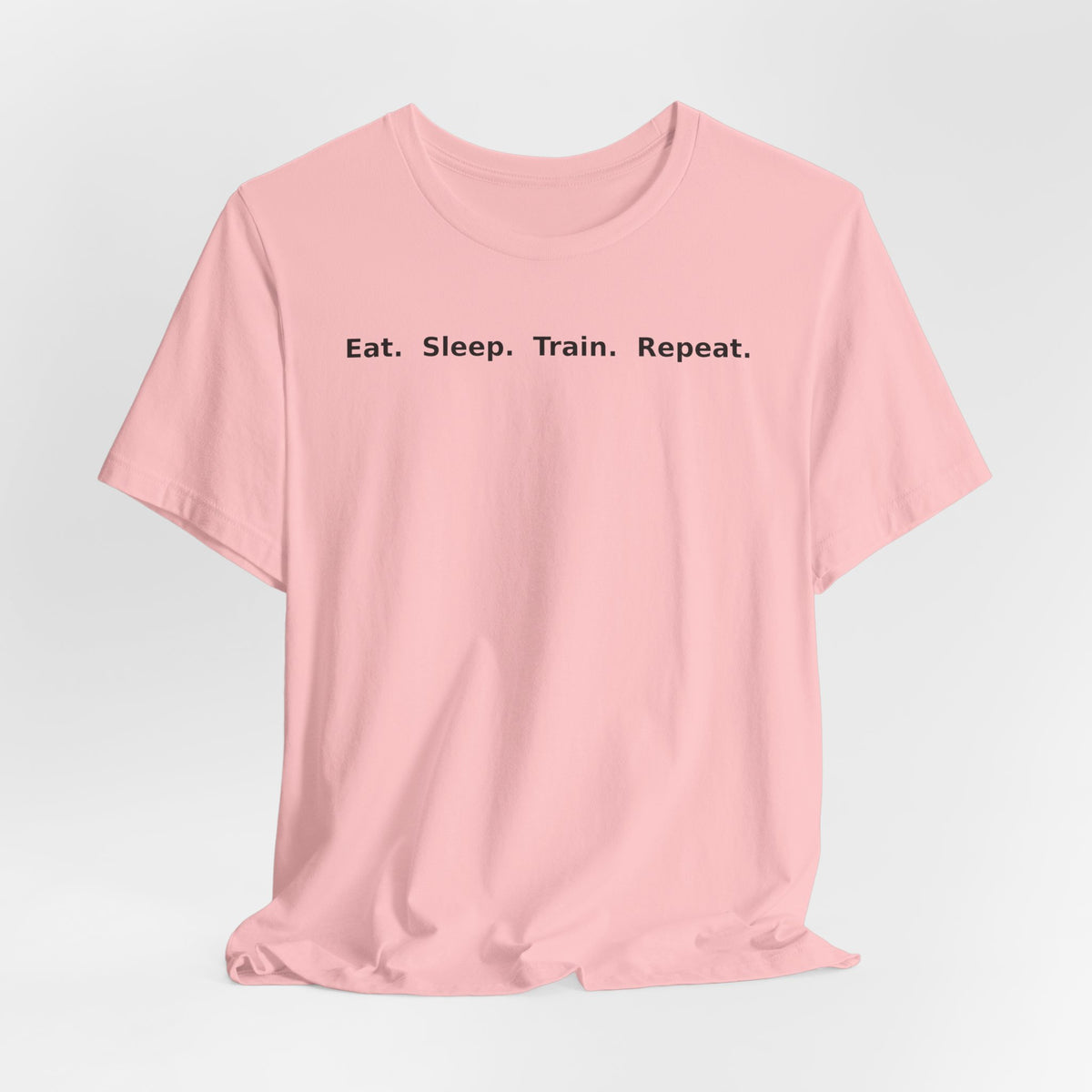 Eat. Sleep. Train. Repeat. Tee — Minimalist Music Symbols T‑Shirt