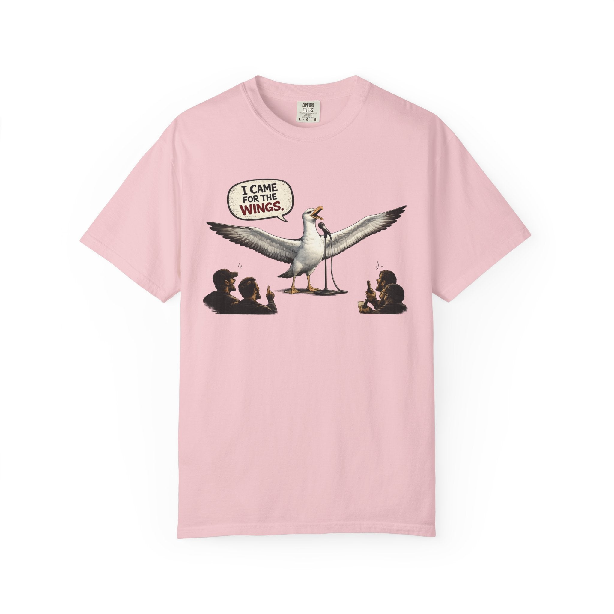 Albatross stand up Tee — "I Came For The Wings" Graphic T-Shirt