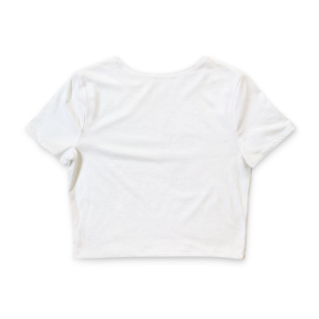 Sassy Girl Crop Tee – "Don't start with me" Graphic Women's Crop Top