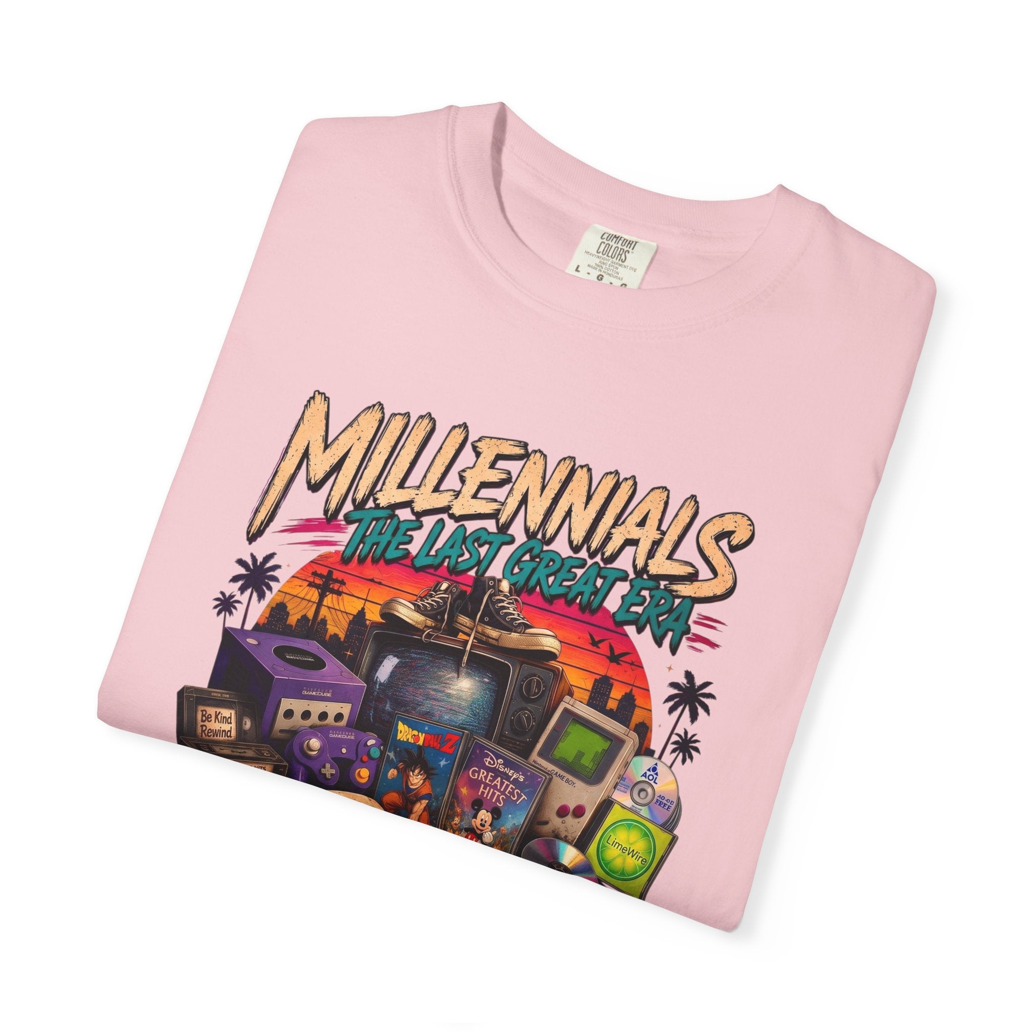 Millennials Retro Throwback T-Shirt — 90s Nostalgia Gaming & Pop Culture Tee