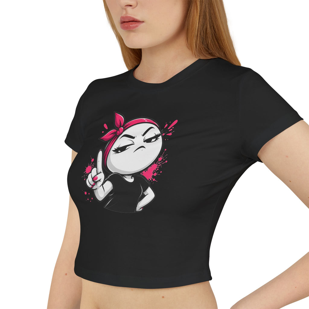 Women's Baby Tee — Sassy Rosie Graphic Tee