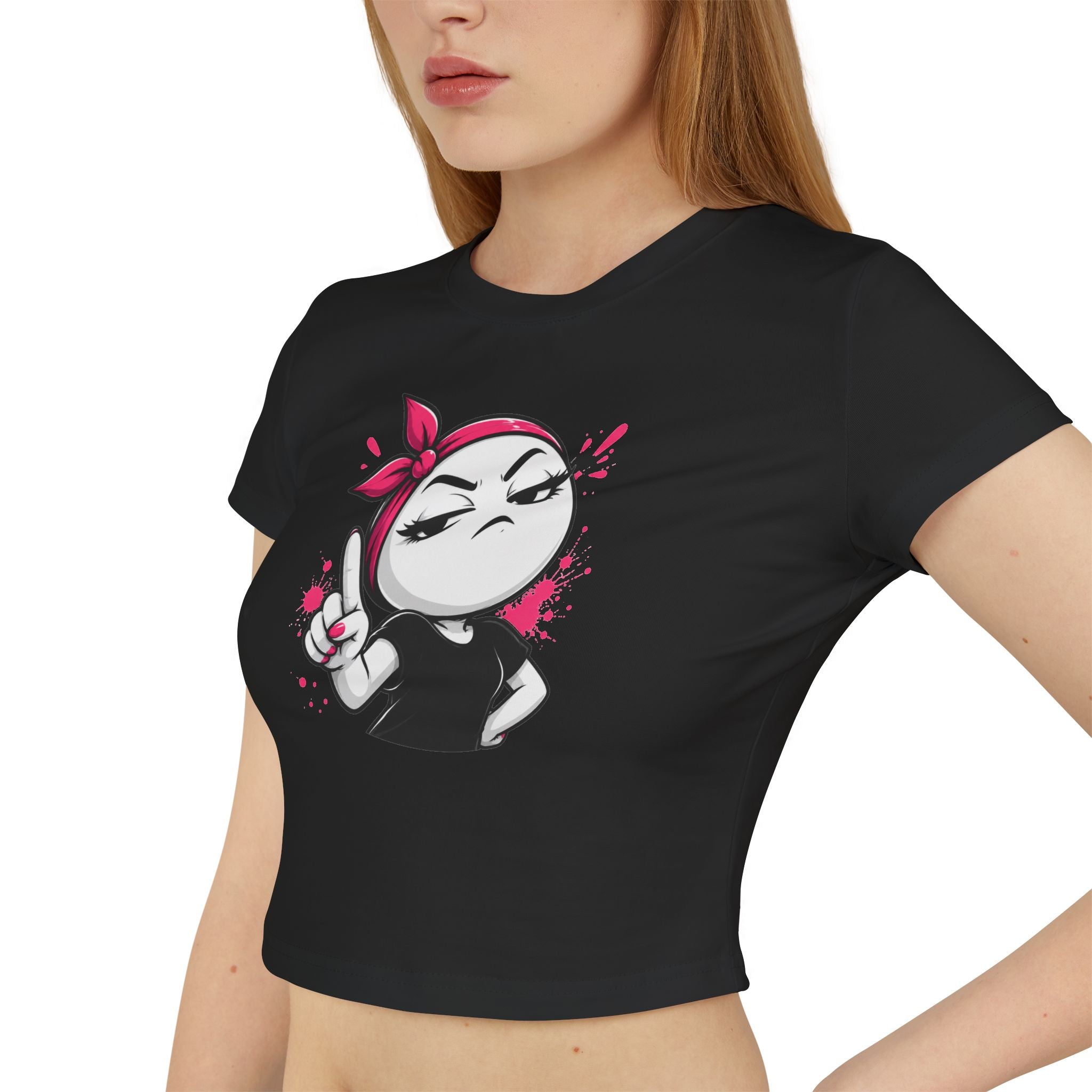Women's Baby Tee — Sassy Rosie Graphic Tee