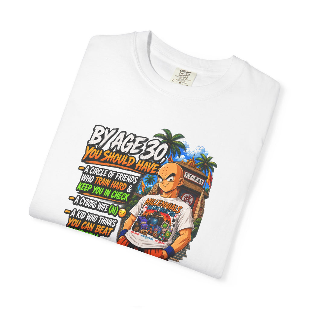 Krillin After 30 Bragging Rights — Anime Millennials Graphic Tee