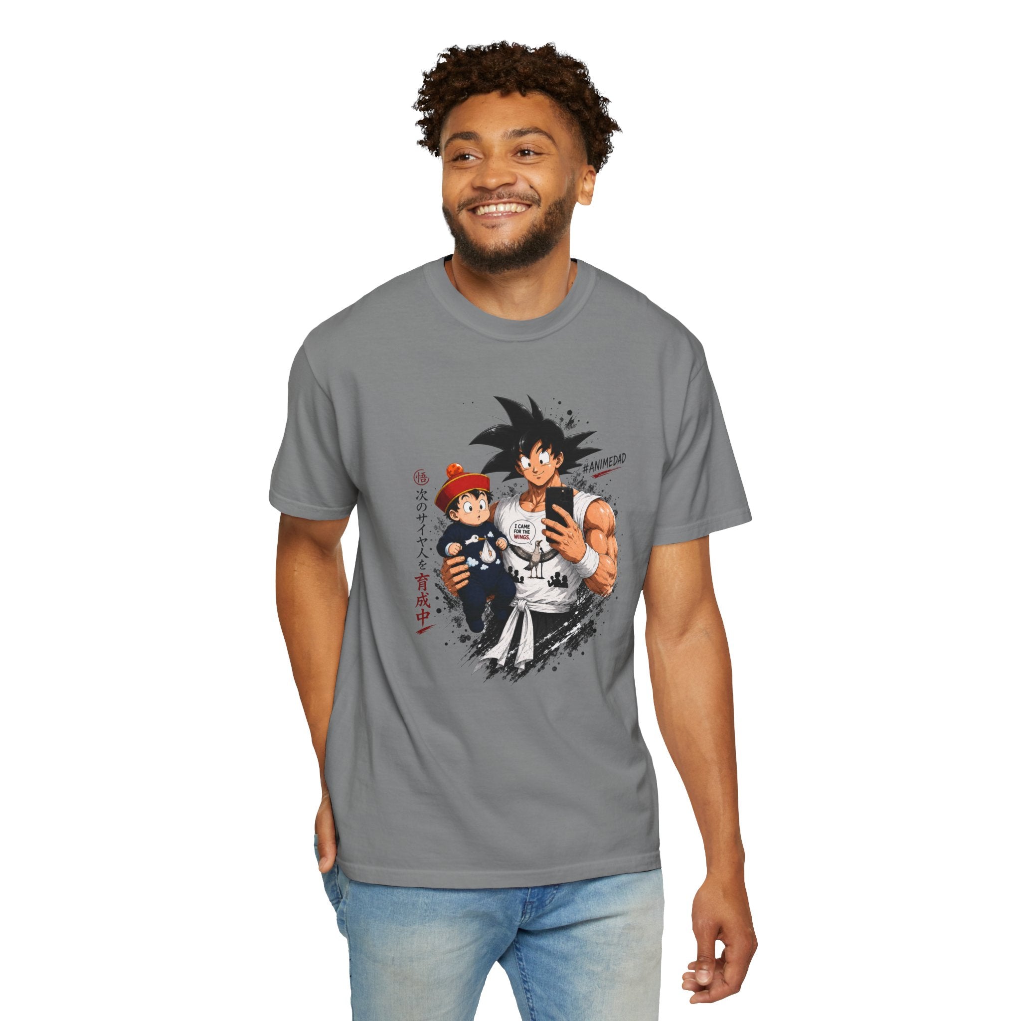Anime Goku & Son Gohan Selfie T-Shirt