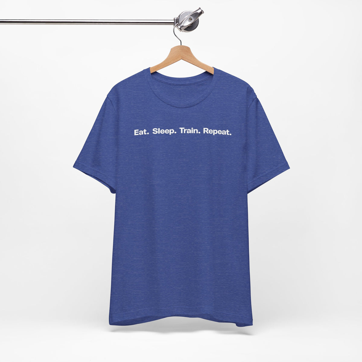 Eat. Sleep. Train. Repeat. Tee — Minimalist Music Symbols T‑Shirt