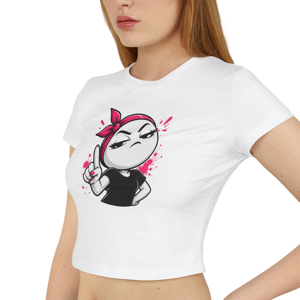 Women's Baby Tee — Sassy Rosie Graphic Tee