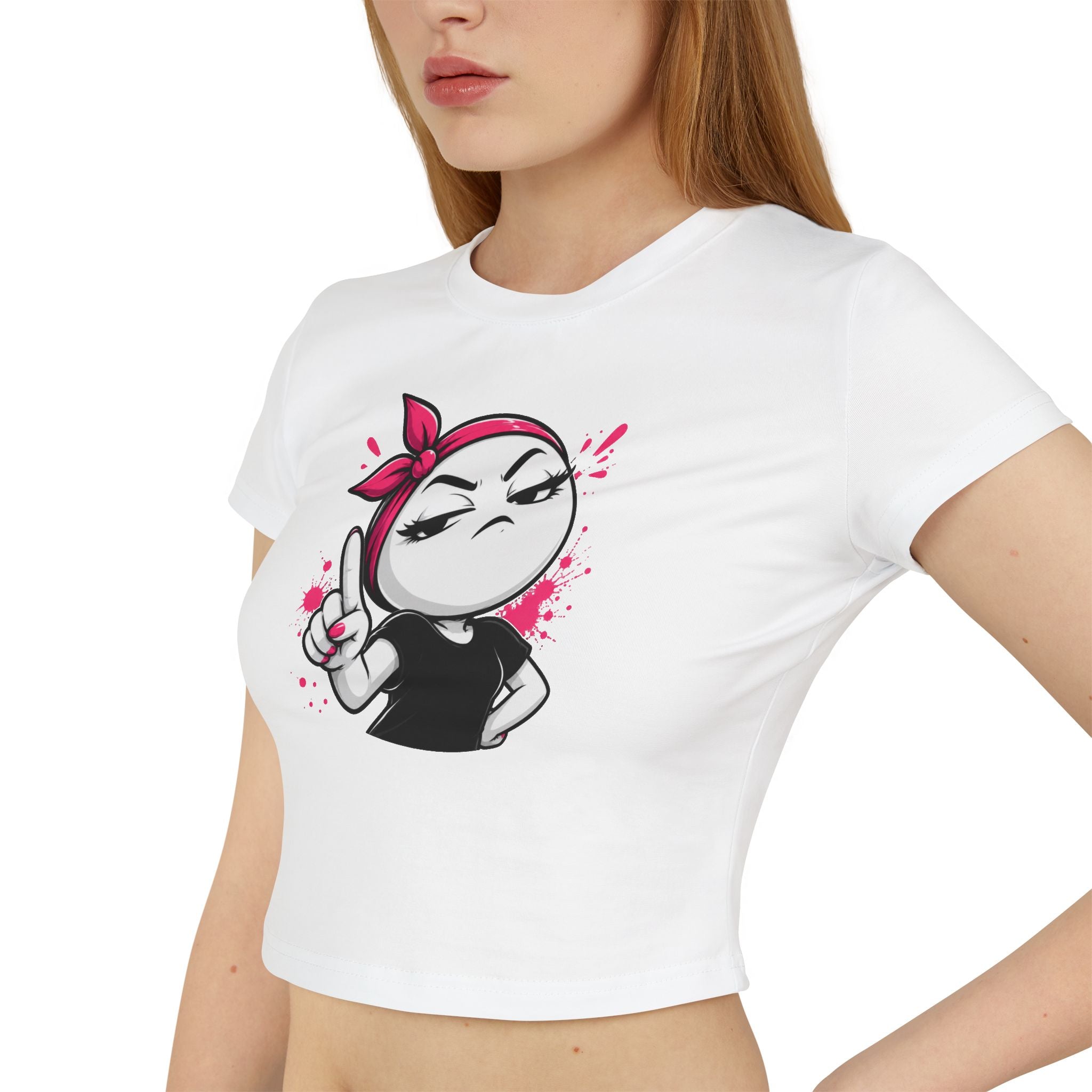 Women's Baby Tee — Sassy Rosie Graphic Tee