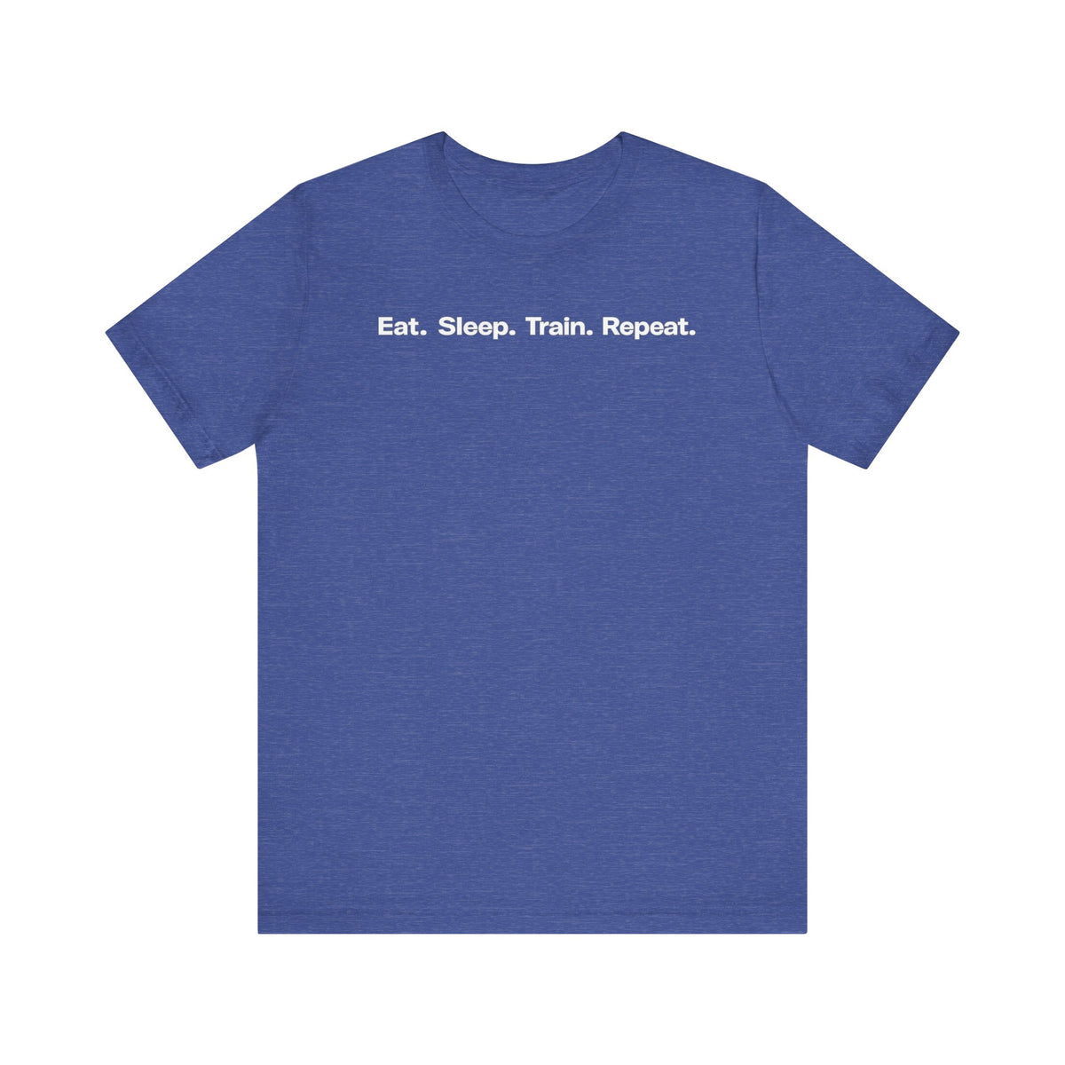 Eat. Sleep. Train. Repeat. Tee — Minimalist Music Symbols T‑Shirt