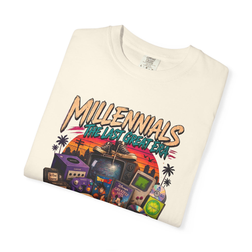 Millennials Retro Throwback T-Shirt — 90s Nostalgia Gaming & Pop Culture Tee