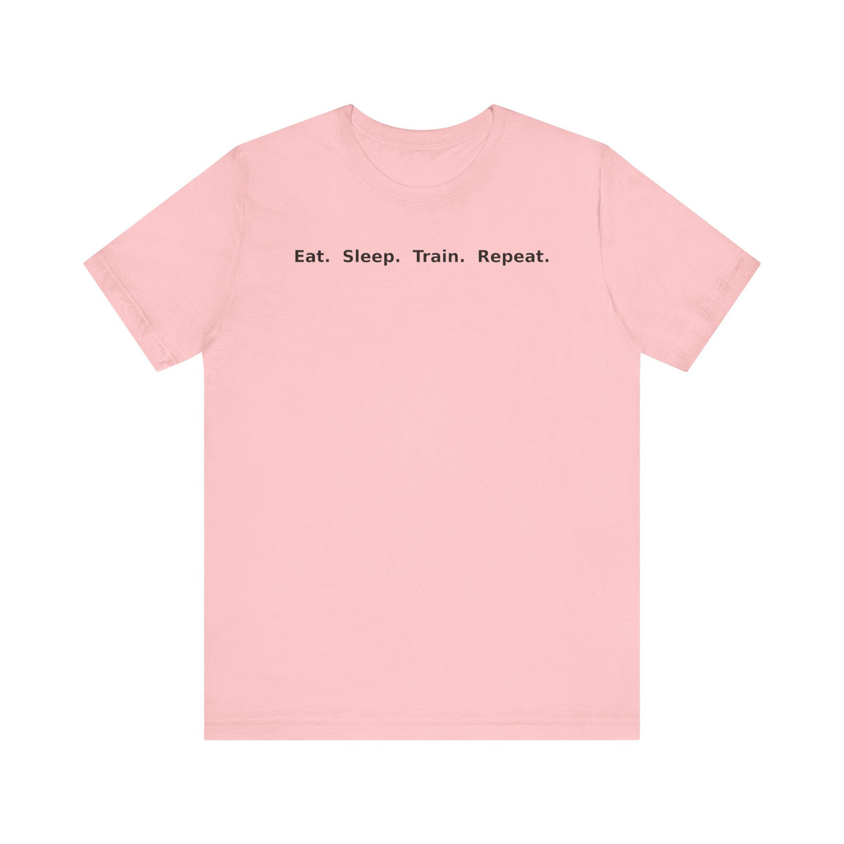 Eat. Sleep. Train. Repeat. Tee — Minimalist Music Symbols T‑Shirt