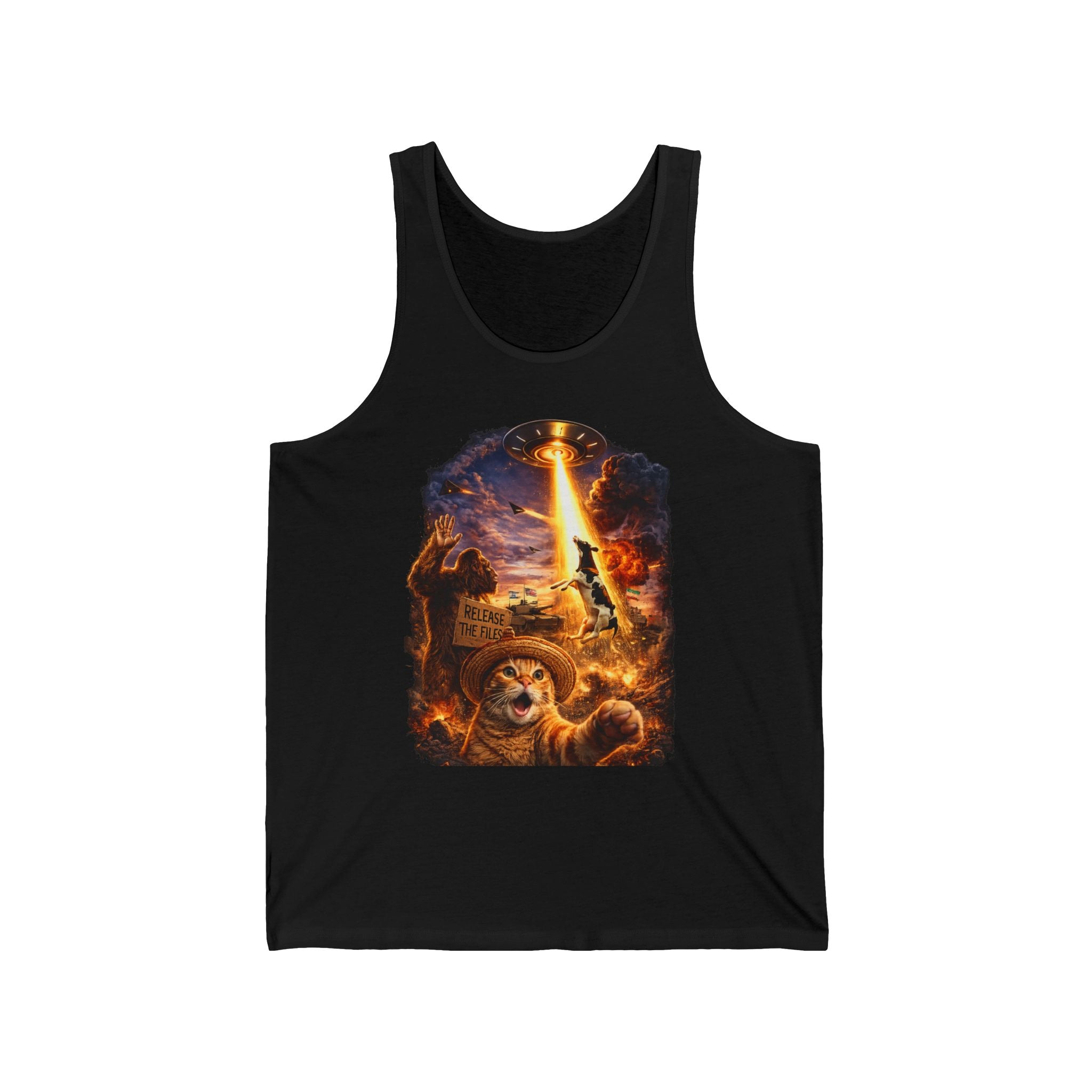 Viking Warrior Tank Top — Mythic Battle Scene Graphic Tank