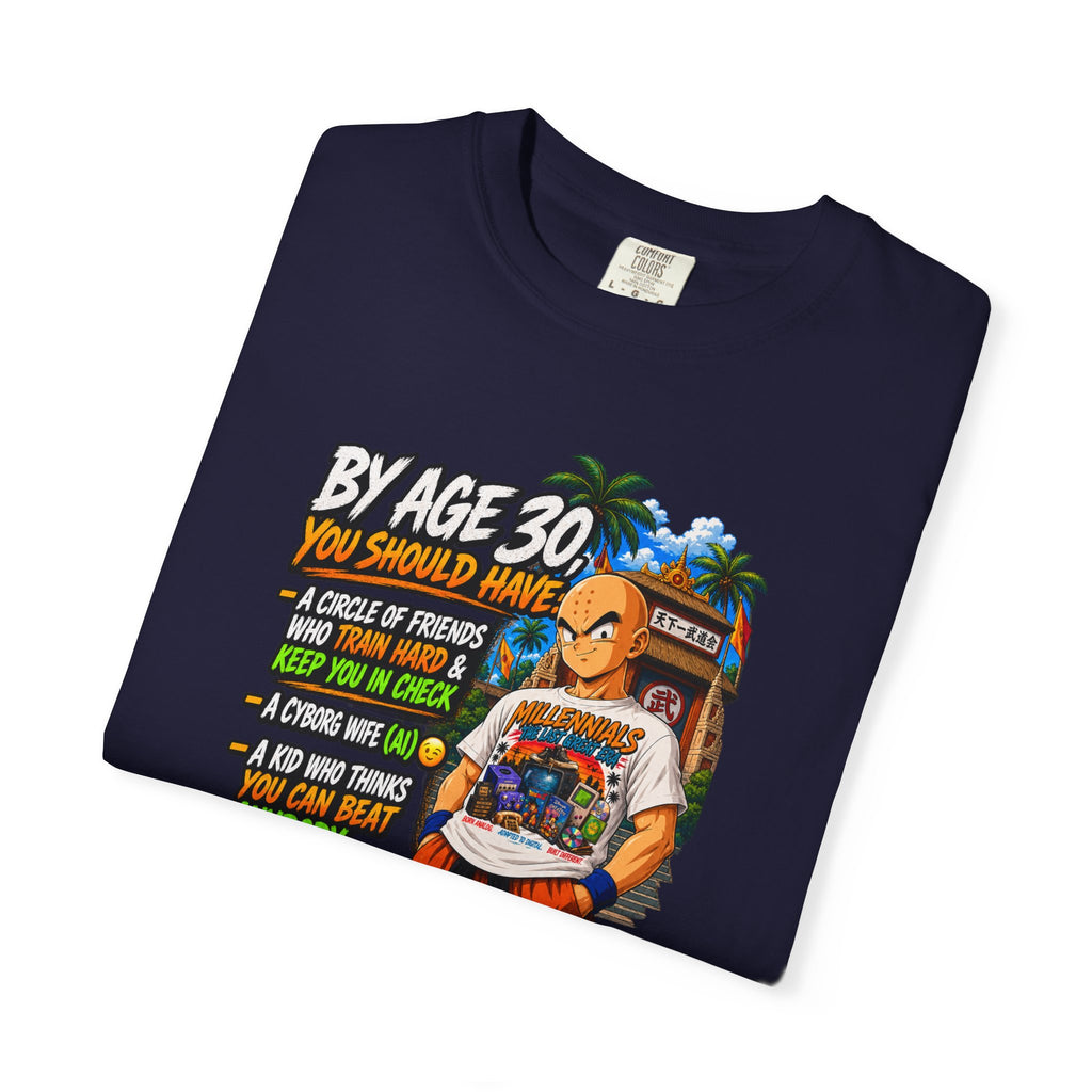 Krillin After 30 Bragging Rights — Anime Millennials Graphic Tee