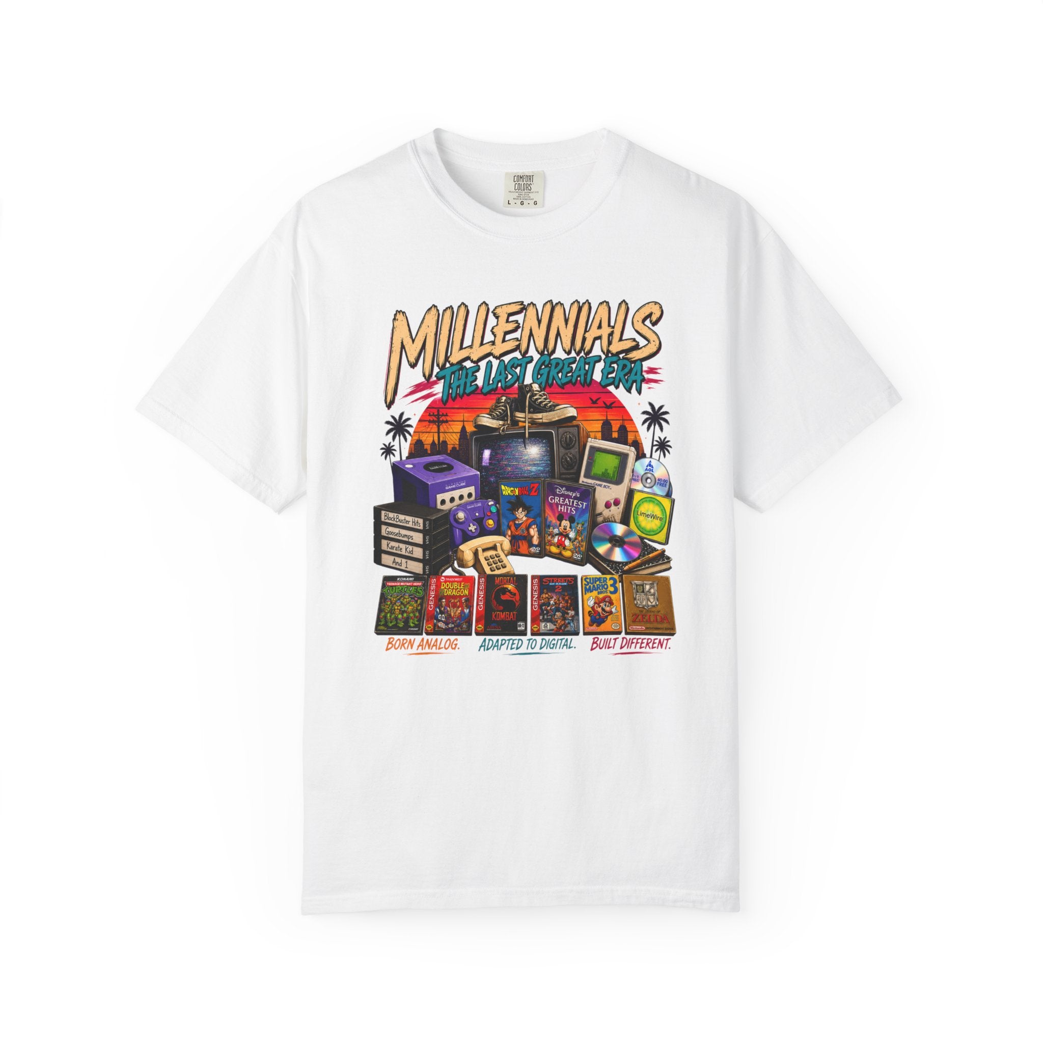 Millennials Retro Throwback T-Shirt — 90s Nostalgia Gaming & Pop Culture Tee