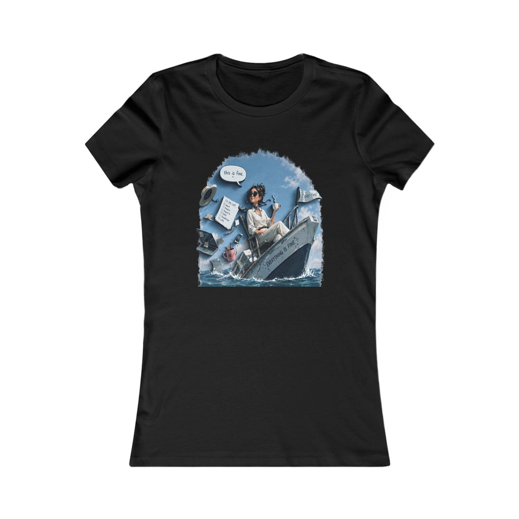 Women's Graphic Tee — Ocean Adventure Illustration