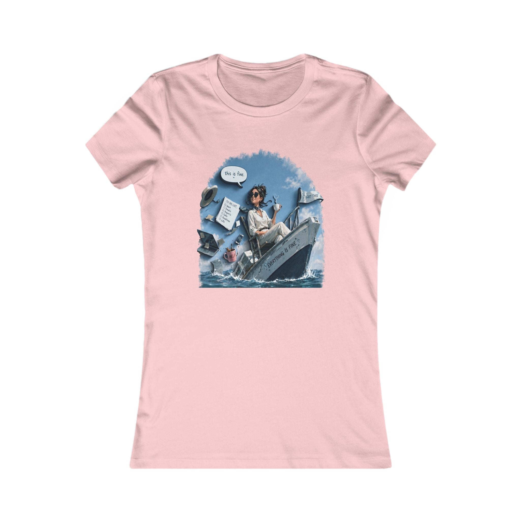 Women's Graphic Tee — Ocean Adventure Illustration