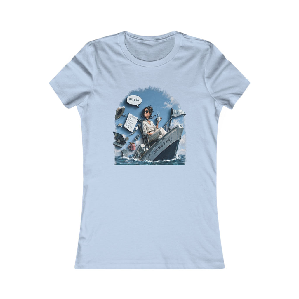 Women's Graphic Tee — Ocean Adventure Illustration